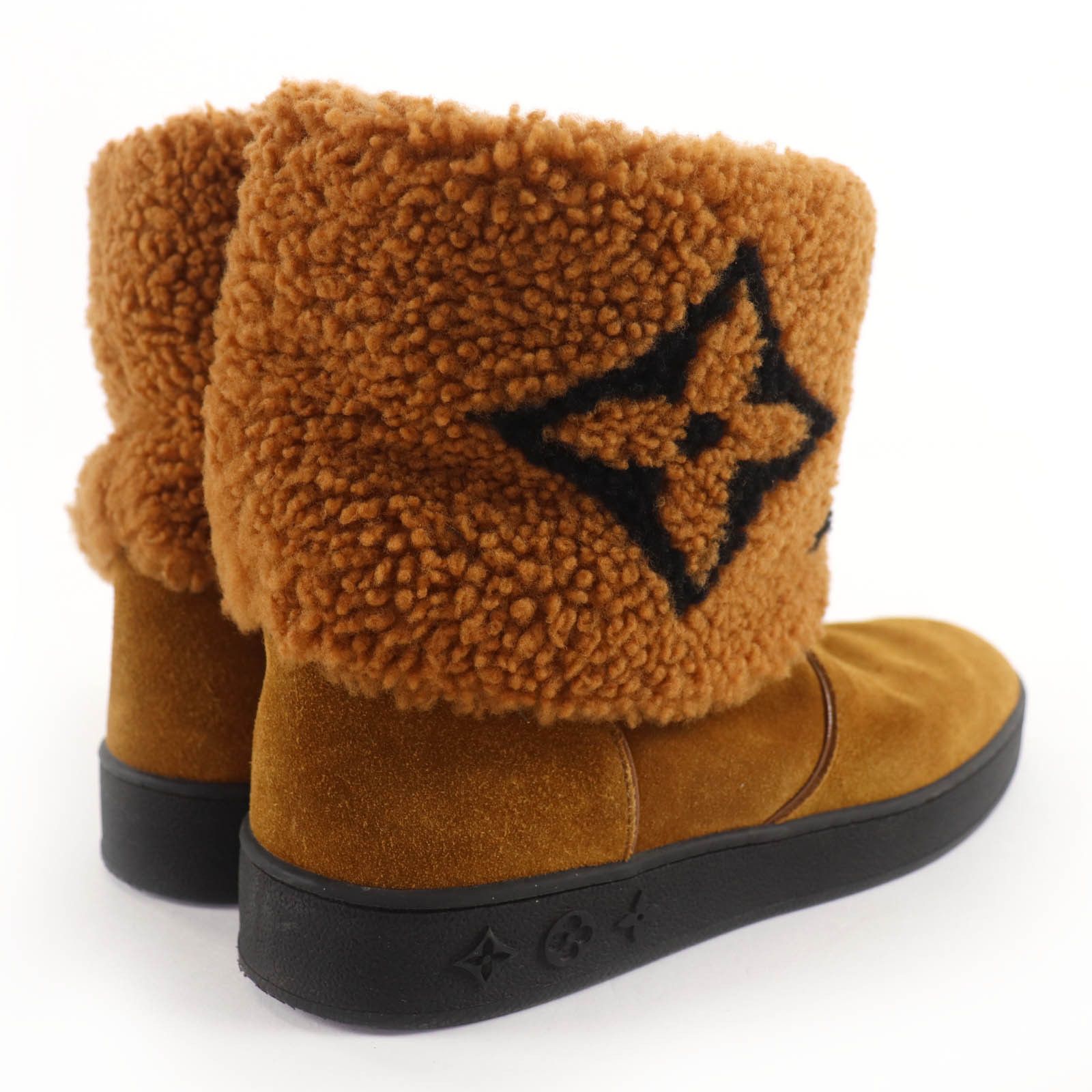 Louis Vuitton Louis Vuitton Louis Vuitton LV logo Mouton Ankle Boots Fur Shoes DUTY FREE for USA Size ONE SIZE - 2 Thumbnail