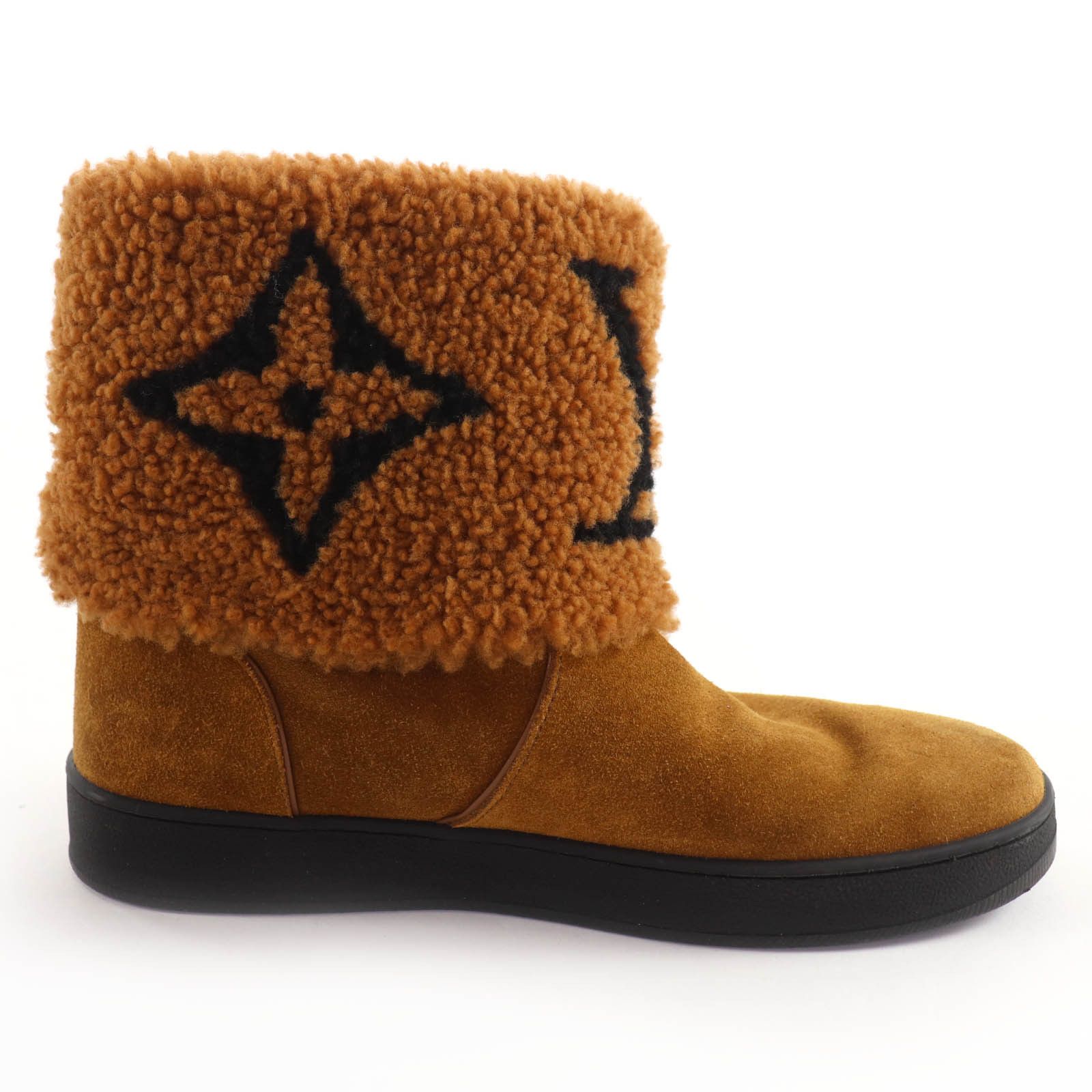Louis Vuitton Louis Vuitton Louis Vuitton LV logo Mouton Ankle Boots Fur Shoes DUTY FREE for USA Size ONE SIZE - 5 Thumbnail