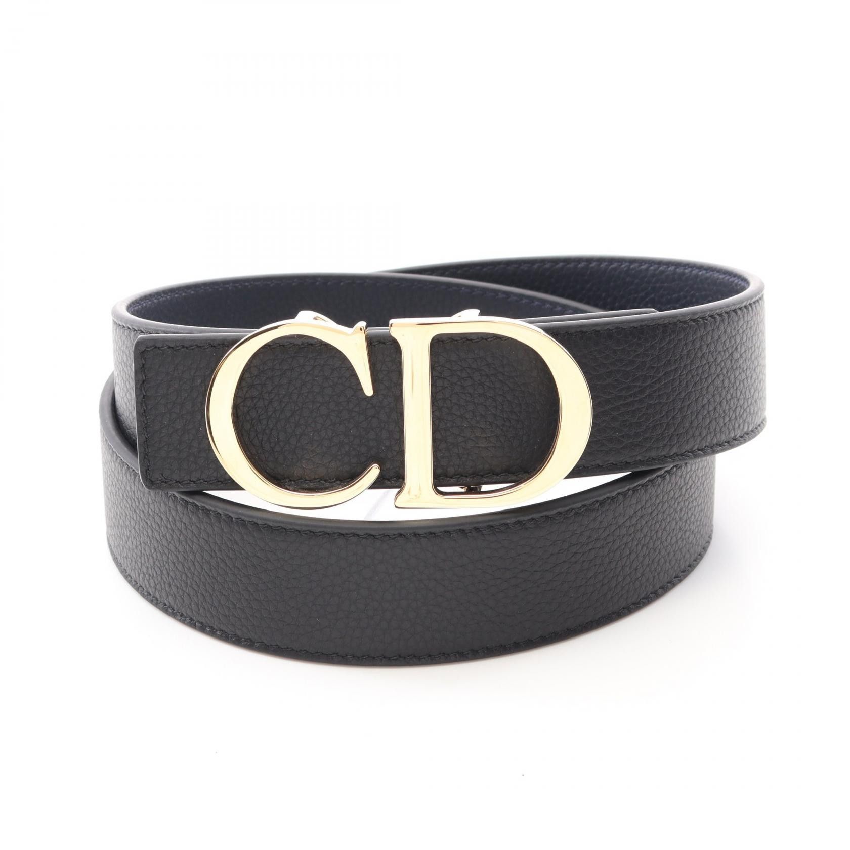 Dior Dior Dior CD Logo Leather Belt Leather Belt 4353ORTAMH16Q85 DUTY FREE for USA Size ONE SIZE - 5 Thumbnail