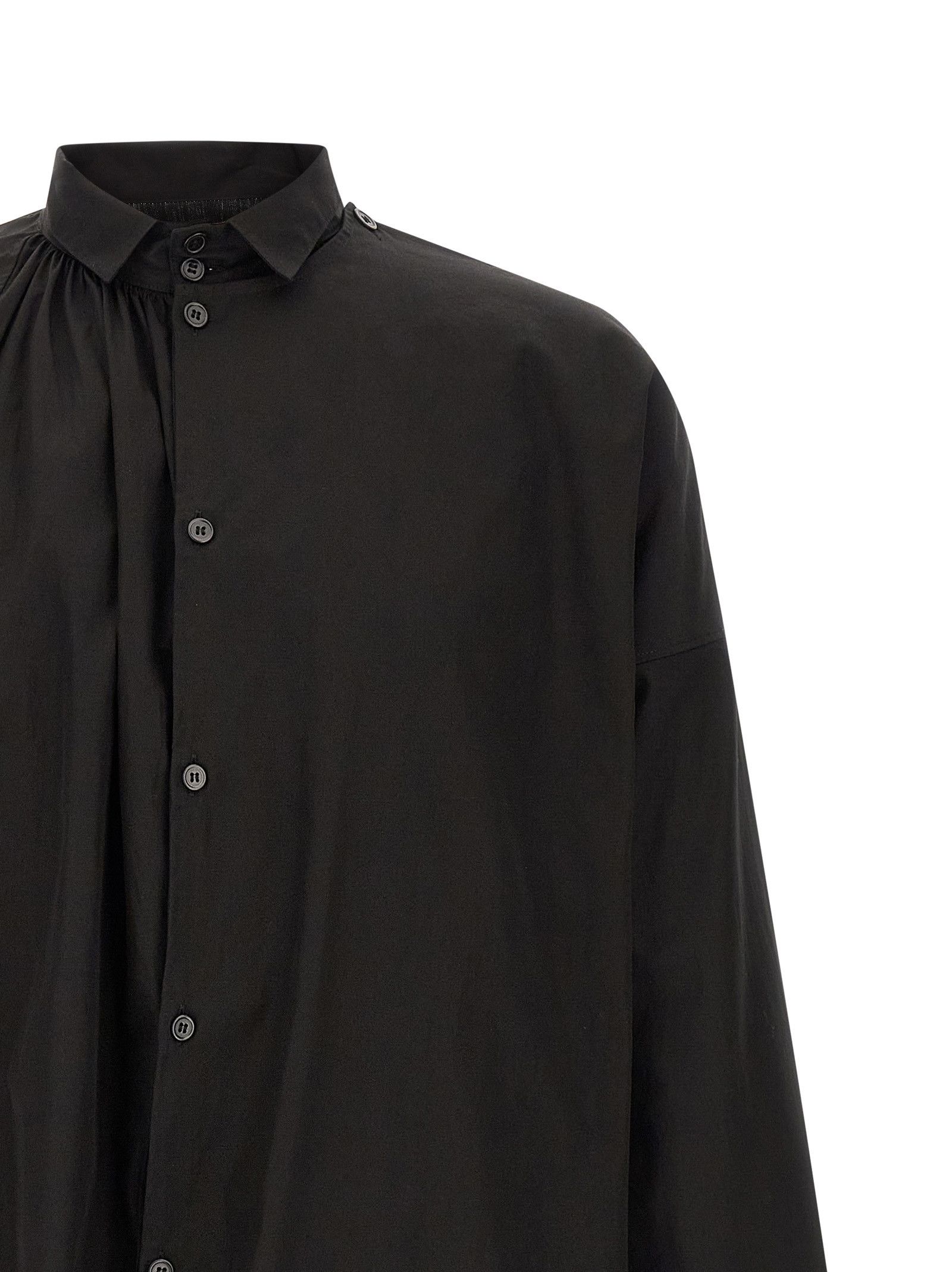 Yohji Yamamoto 'Collar Gather Double B' shirt Size US L / EU 52-54 / 3 - 4 Thumbnail
