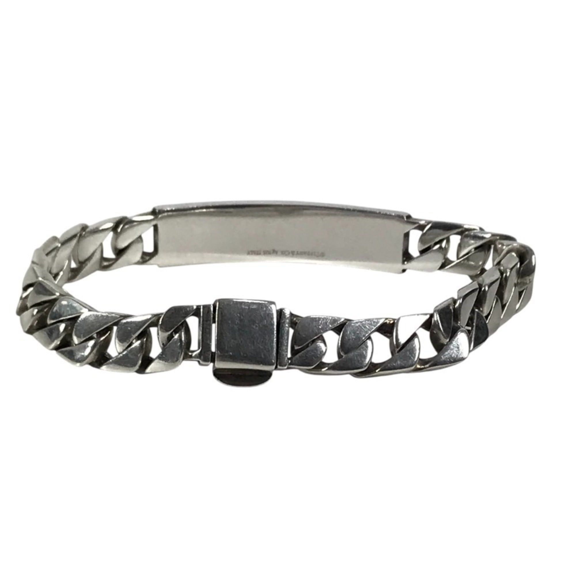 Tiffany & Co. TIFFANY & Co. Tiffany ID Plate Logo Accessory Jewelry Bracelet SV925 Silver for Men and Women Size ONE SIZE - 6 Thumbnail