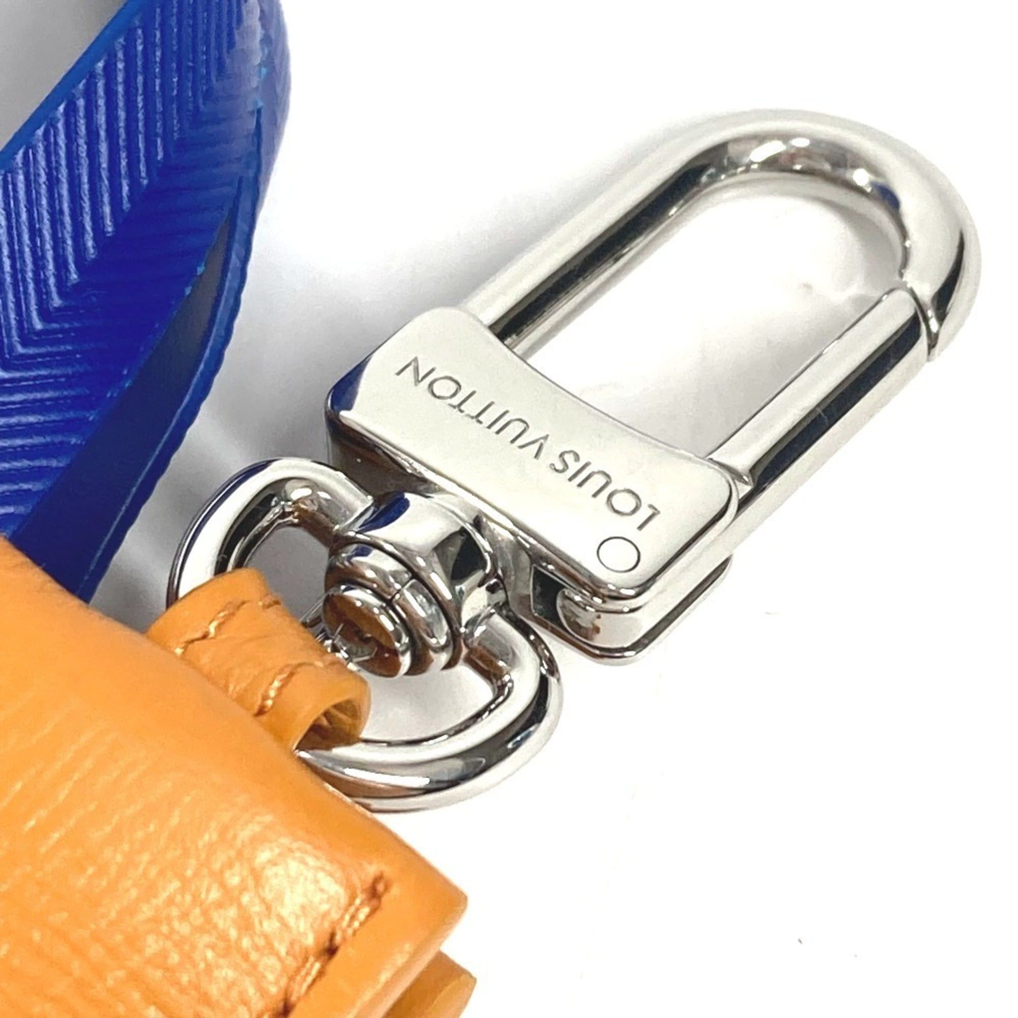 Louis Vuitton LOUIS VUITTON M02699 LV Logo Accessory Bag Charm - Mini Shopper Wallet, Coin Purse, Bag, Pouch, Keychain, Leather, Men's/Women's, Orange Size ONE SIZE - 9 Thumbnail