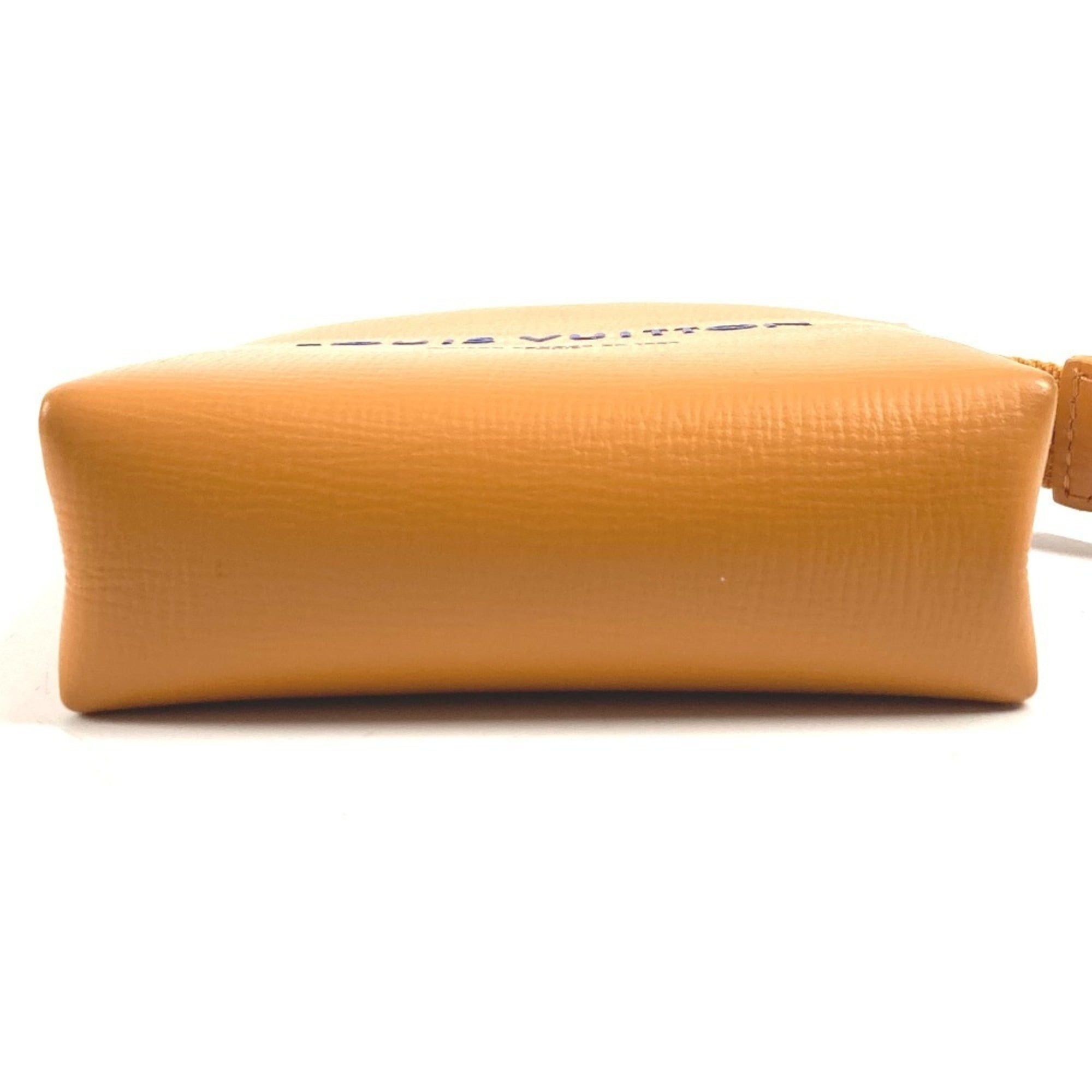 Louis Vuitton LOUIS VUITTON M02699 LV Logo Accessory Bag Charm - Mini Shopper Wallet, Coin Purse, Bag, Pouch, Keychain, Leather, Men's/Women's, Orange Size ONE SIZE - 6 Thumbnail