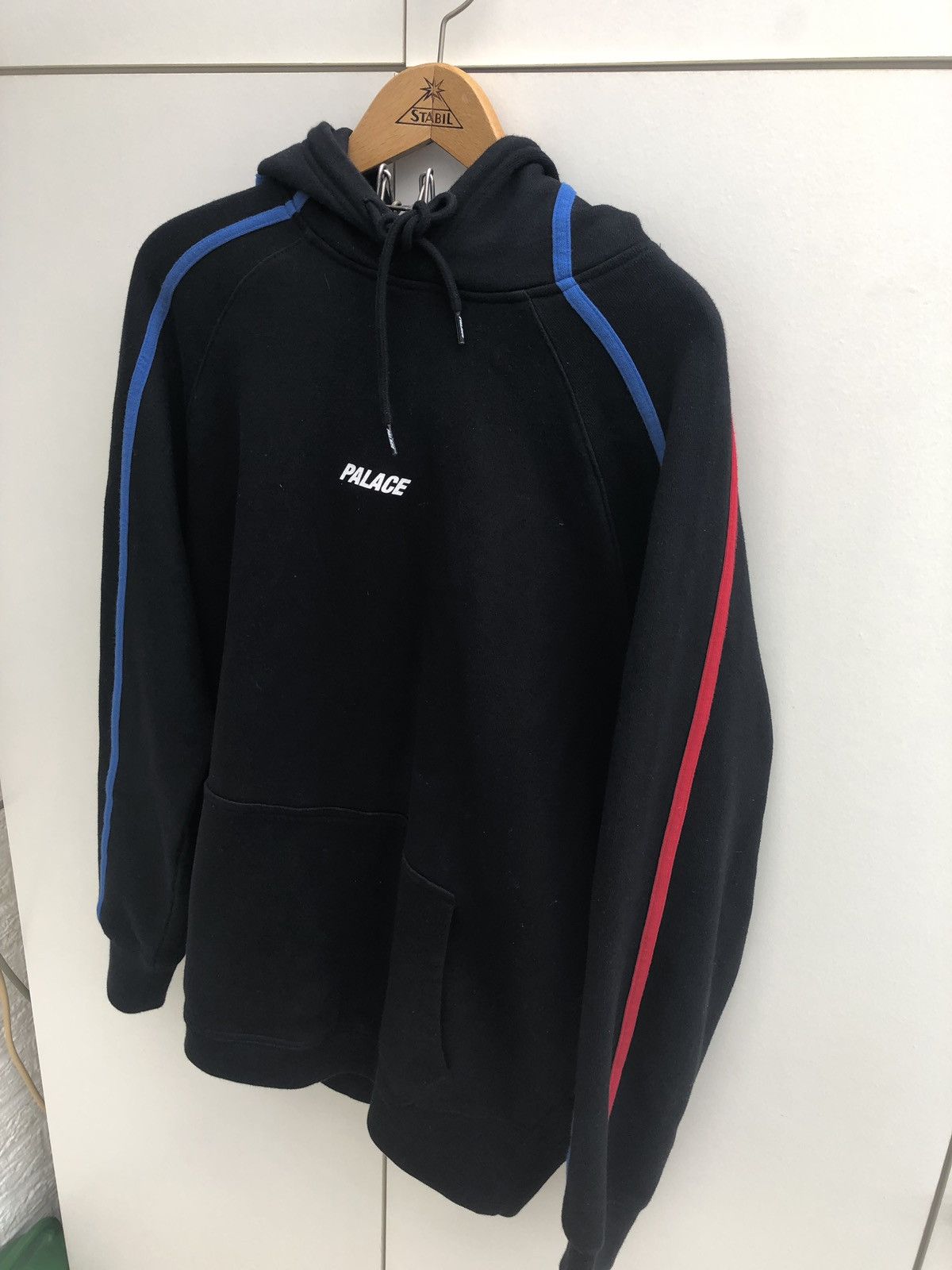 Palace s line hoodie black hotsell