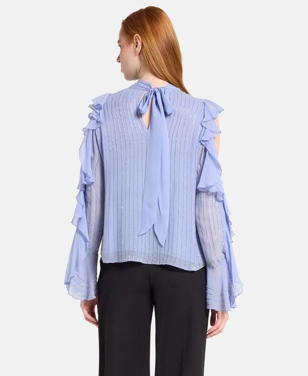 Temperley London Elegant shirt blouse Size XXS / US 00 / IT 34 - 2 Thumbnail
