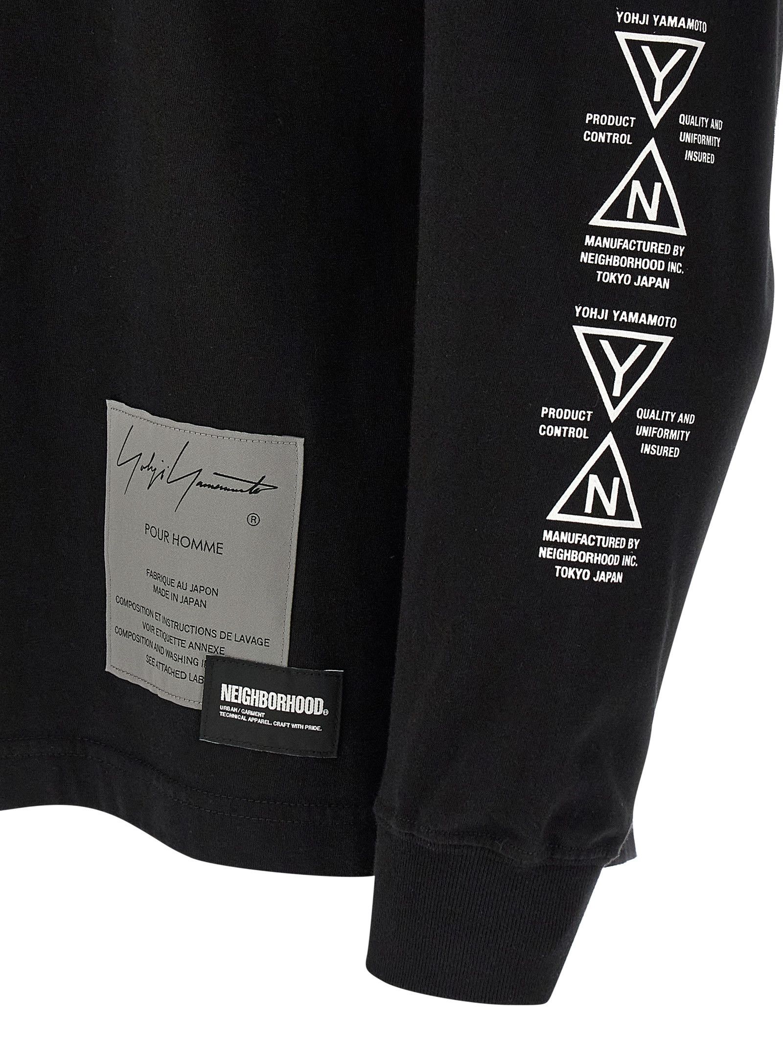 Yohji Yamamoto Yohji Yamamoto × NH 'LS TEE' T-shirt Size US L / EU 52-54 / 3 - 4 Thumbnail