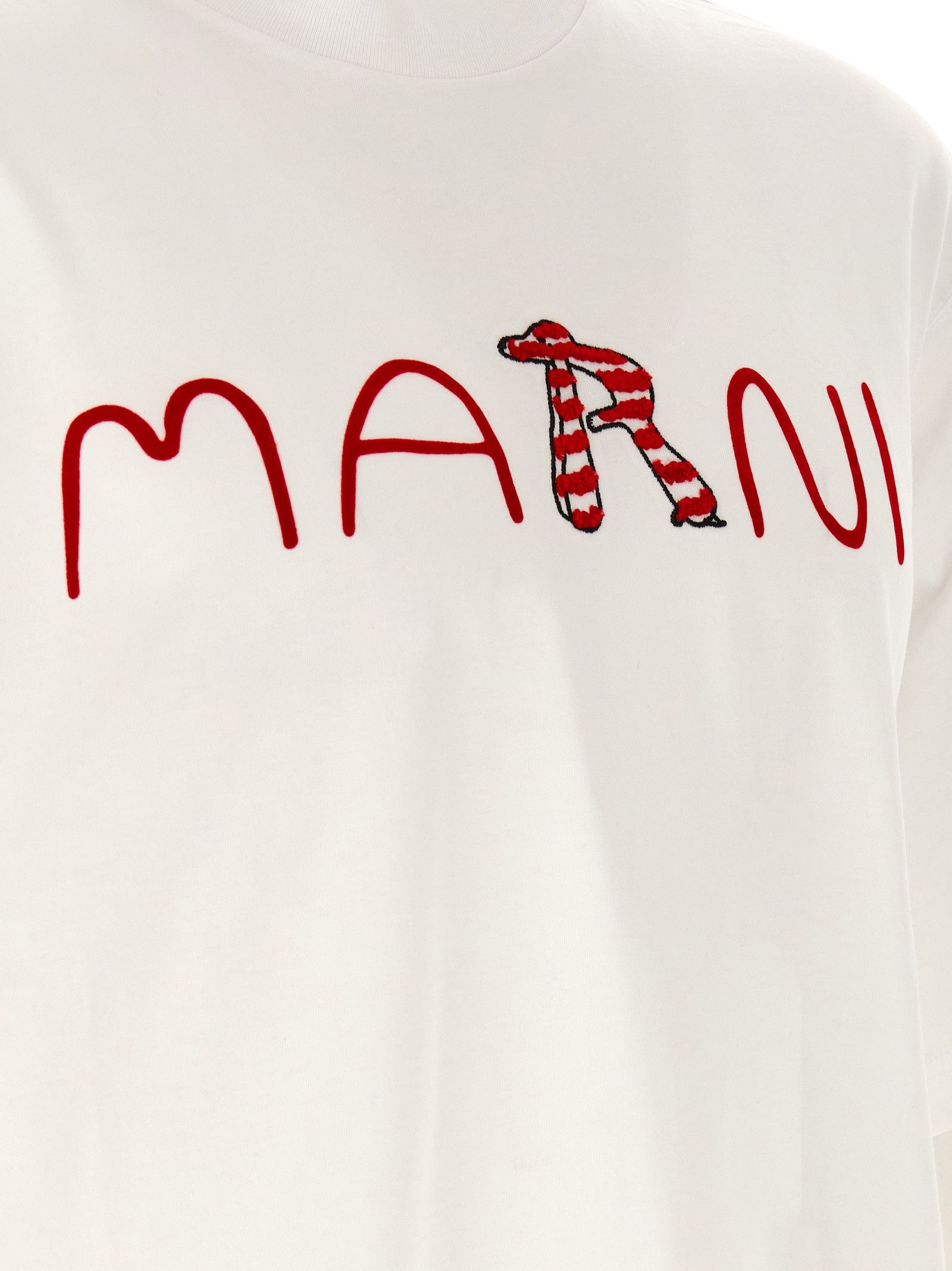 Marni Logo T-shirt Size US XL / EU 56 / 4 - 4 Thumbnail