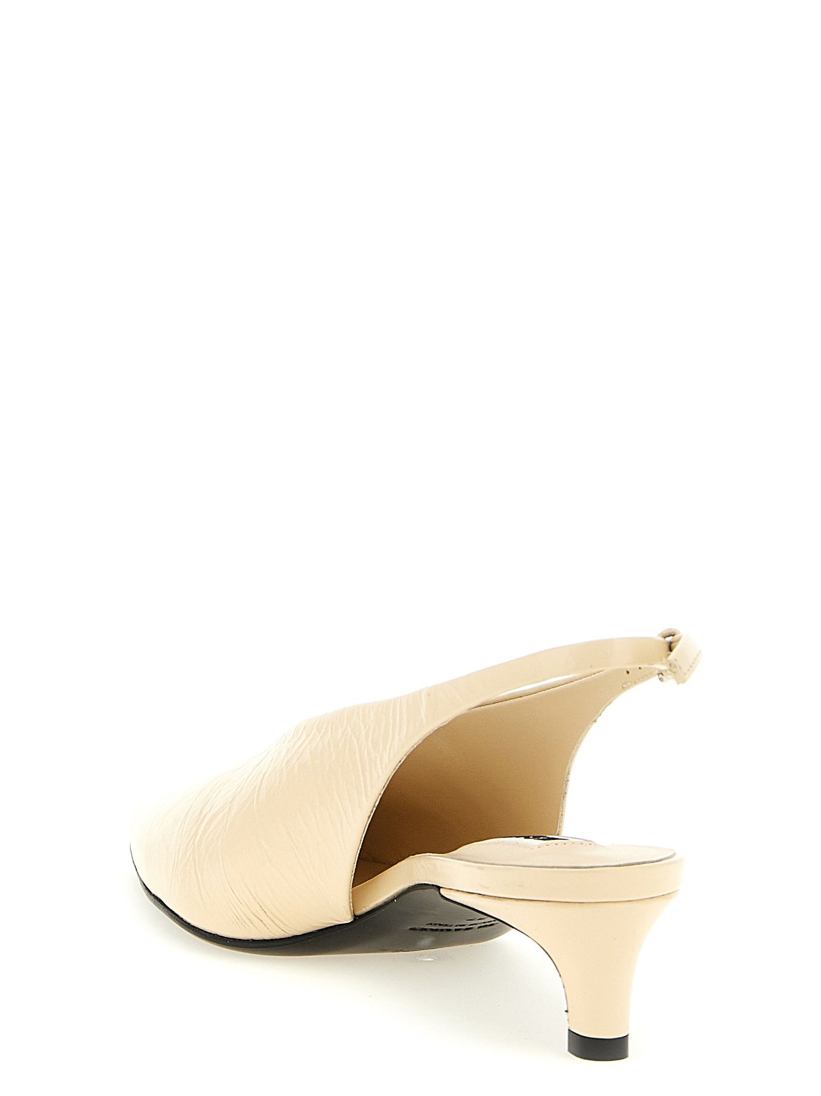 Leather slingback
