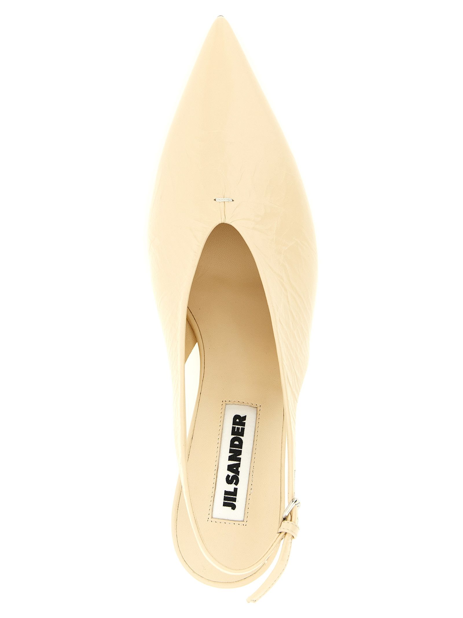 Leather slingback