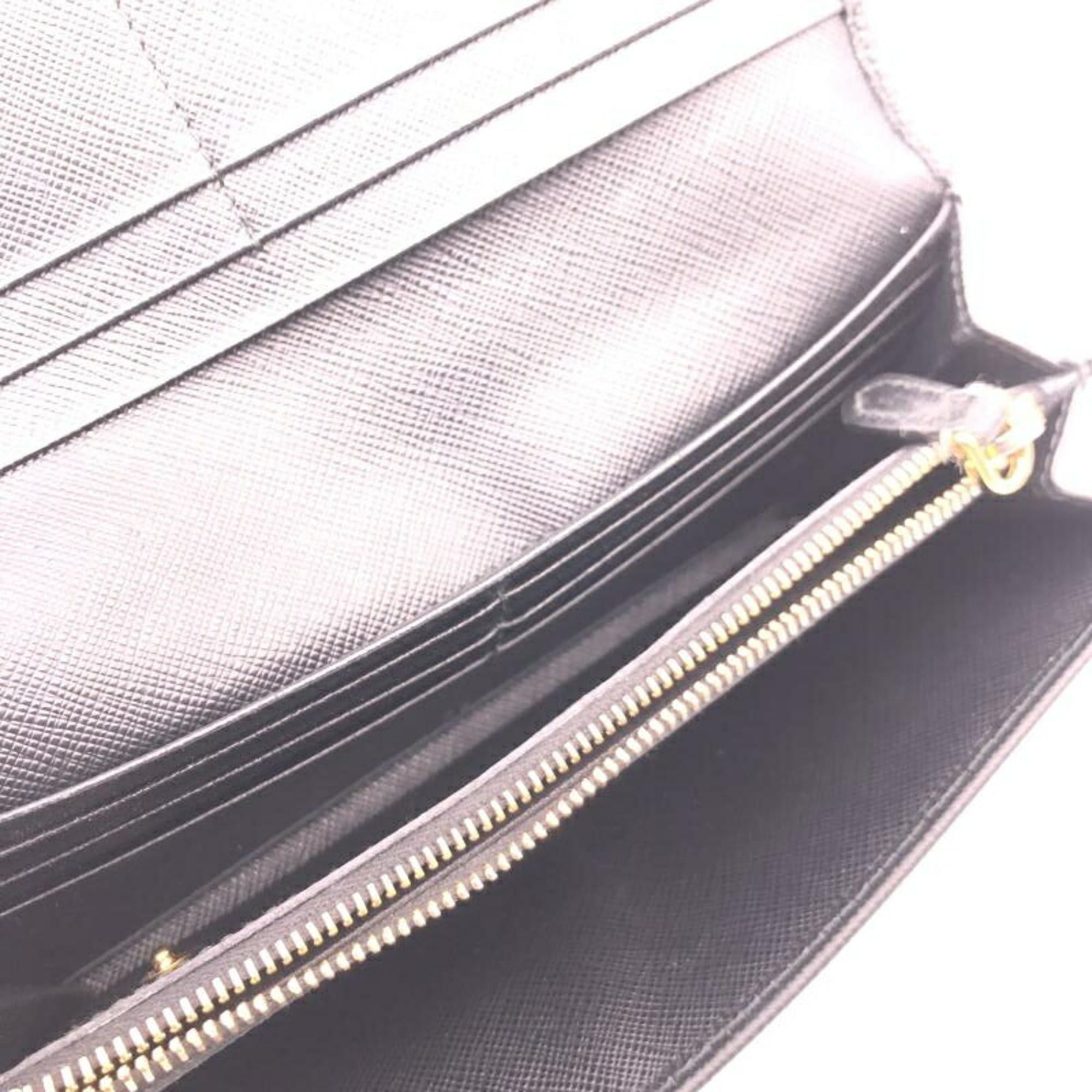 Prada PRADA Saffiano Long Wallet 62 B Black Prada Size ONE SIZE - 7 Thumbnail