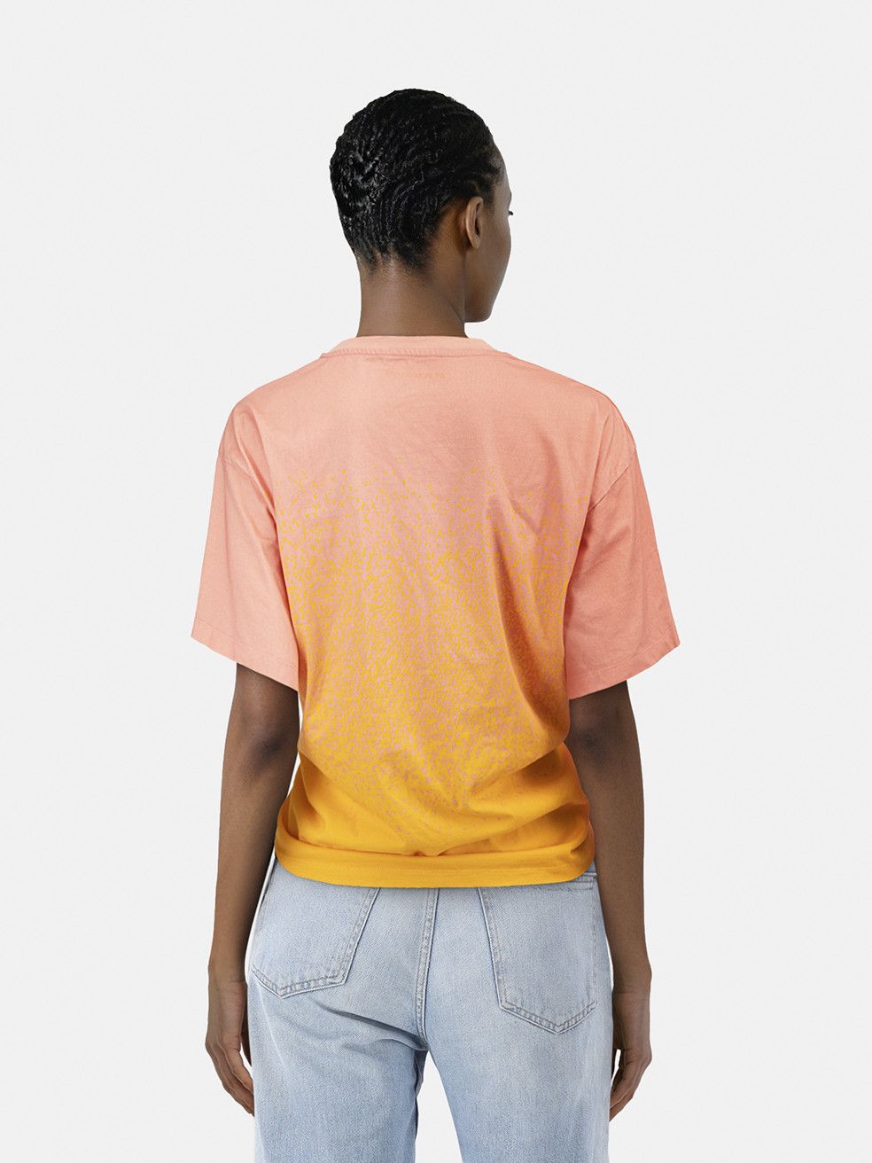 Paco Rabanne Ombré Pink & Orange Cropped Top Size XL / US 12-14 / IT 48-50 - 2 Thumbnail