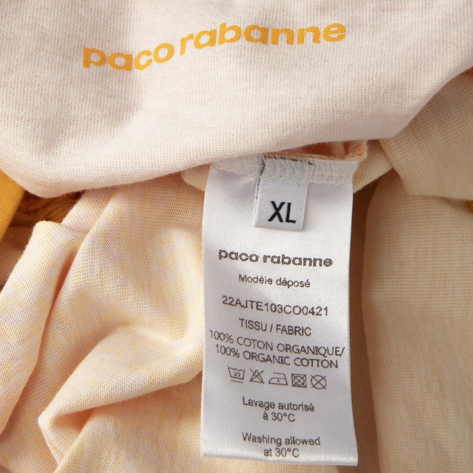 Paco Rabanne Ombré Pink & Orange Cropped Top Size XL / US 12-14 / IT 48-50 - 4 Thumbnail