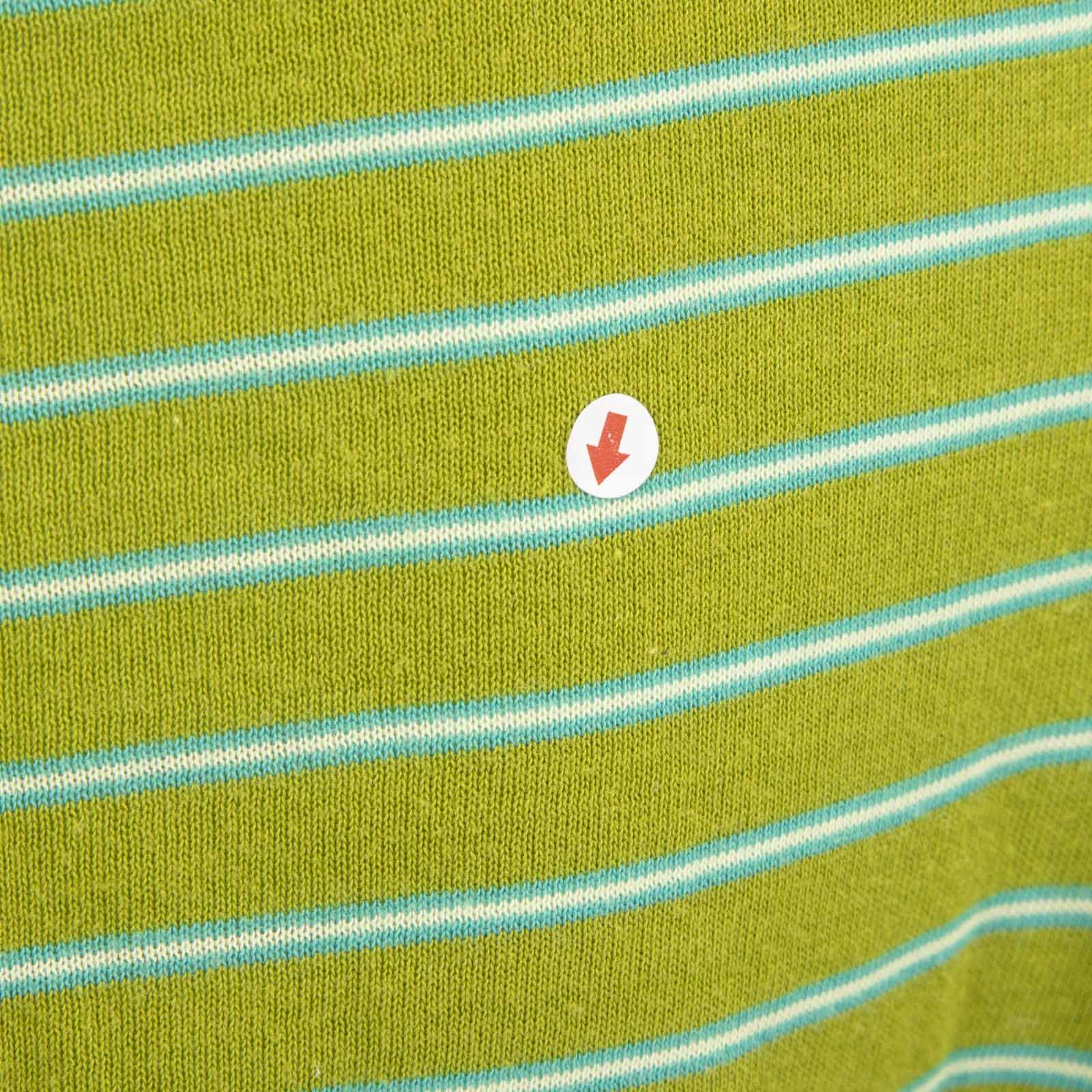 Prada Green Striped Button Up Cardigan Size S / US 4 / IT 40 - 4 Thumbnail