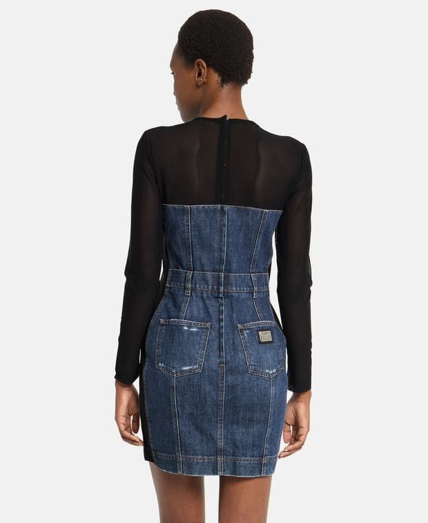 Dolce & Gabbana Denim dress Size XXS / US 00 / IT 34 - 2 Thumbnail