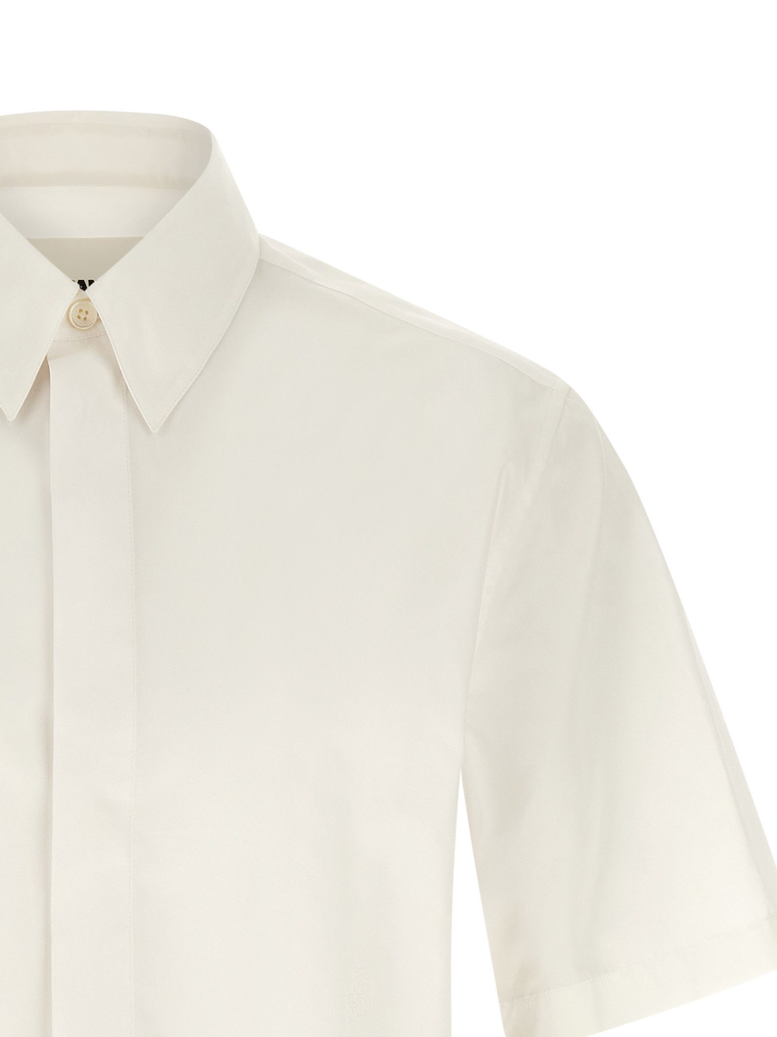 Jil Sander Logo embroidery shirt Size US M / EU 48-50 / 2 - 3 Thumbnail