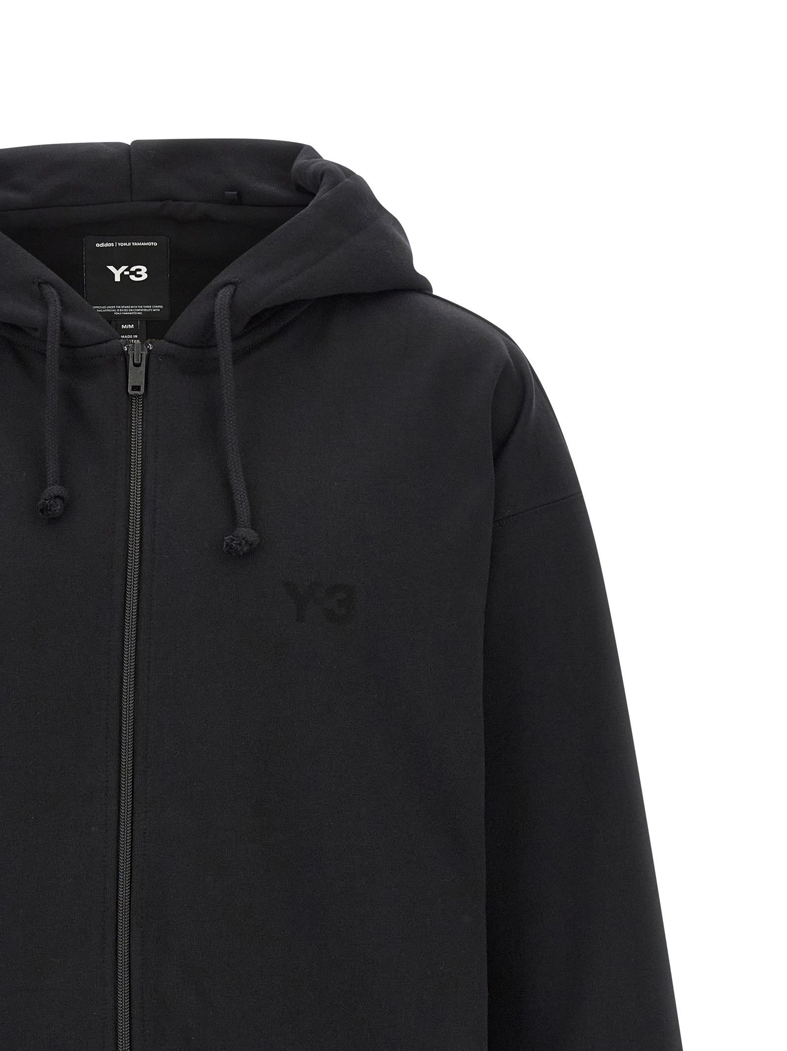 Y-3 'Y-3 Brushed Terry Zip' hoodie Size L / US 10 / IT 46 - 3 Thumbnail