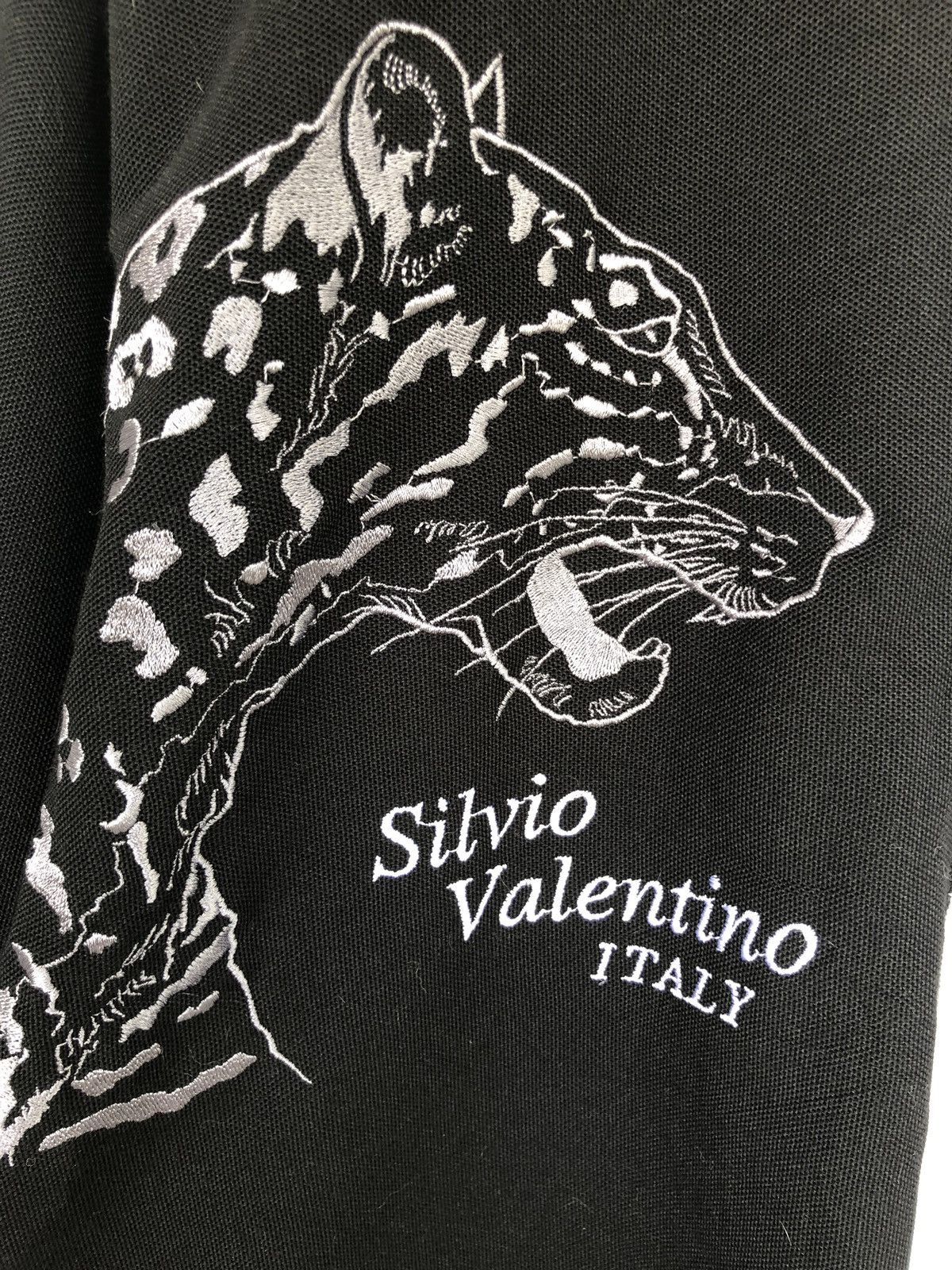 Valentino Silvio Valentino Tiger Embroidered Two Tones Sweatshirt Size US M / EU 48-50 / 2 - 3 Thumbnail