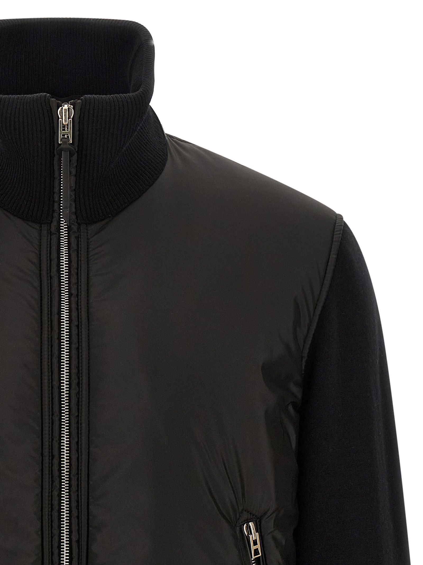 Tom Ford Merino wool bomber jacket Size US L / EU 52-54 / 3 - 3 Thumbnail