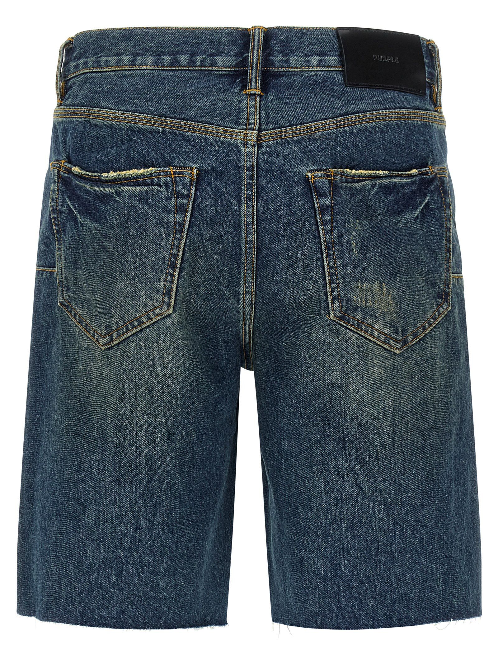 Purple 'P059 Vintage Mid' Bermuda Shorts Size US 34 / EU 50 - 2 Thumbnail