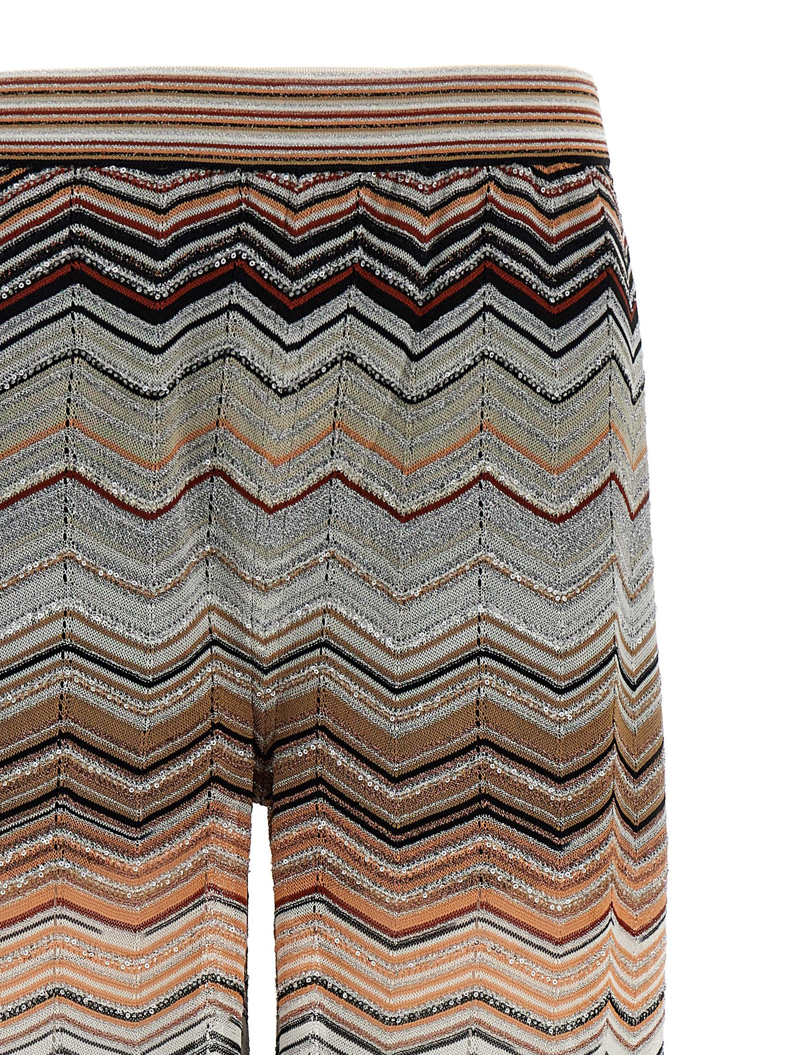 Missoni Chevron Lamé Pants Size 28" / US 6 / IT 42 - 3 Thumbnail