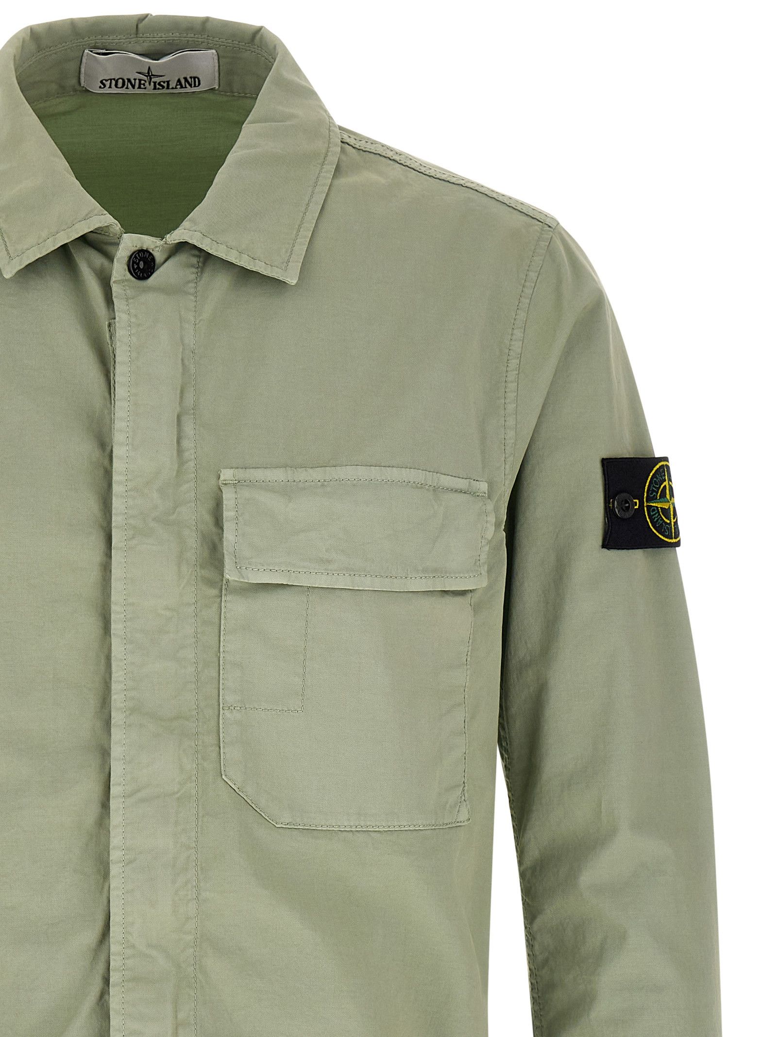 Stone Island '1200013' overshirt Size US XL / EU 56 / 4 - 3 Thumbnail