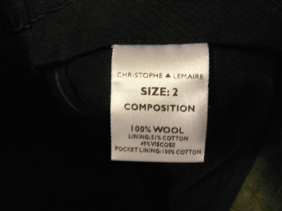 Lemaire Wool trousers Size US 30 / EU 46 - 2 Preview