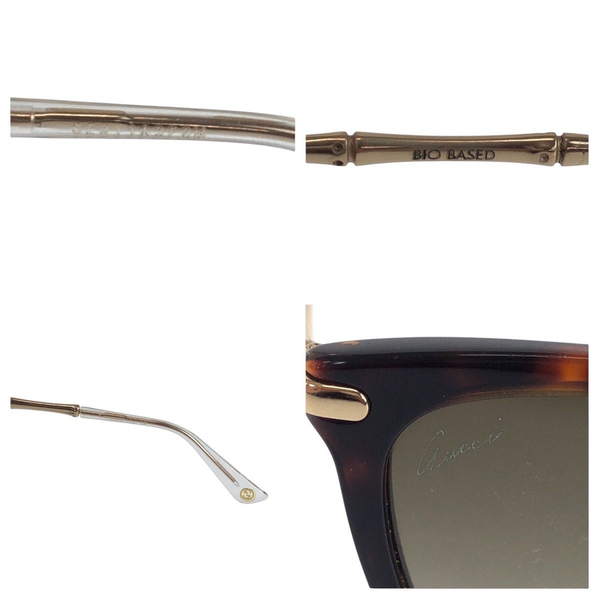 Gucci Gucci Gucci Metal Sunglasses Metal Sunglasses 11A3F3M DUTY FREE for USA Size ONE SIZE - 6 Thumbnail
