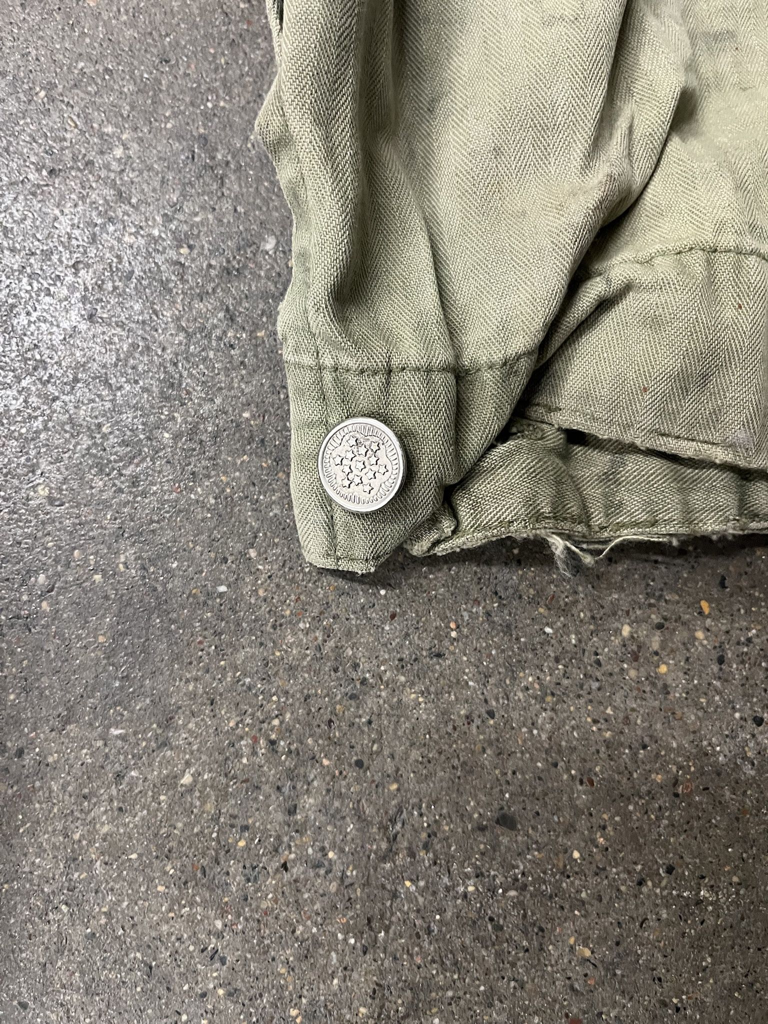 Vintage True Vintage 1940s/1950s Star Button HBT Distressed Coverall Suit Size Size US L / EU 52-54 / 3 - 2 Thumbnail