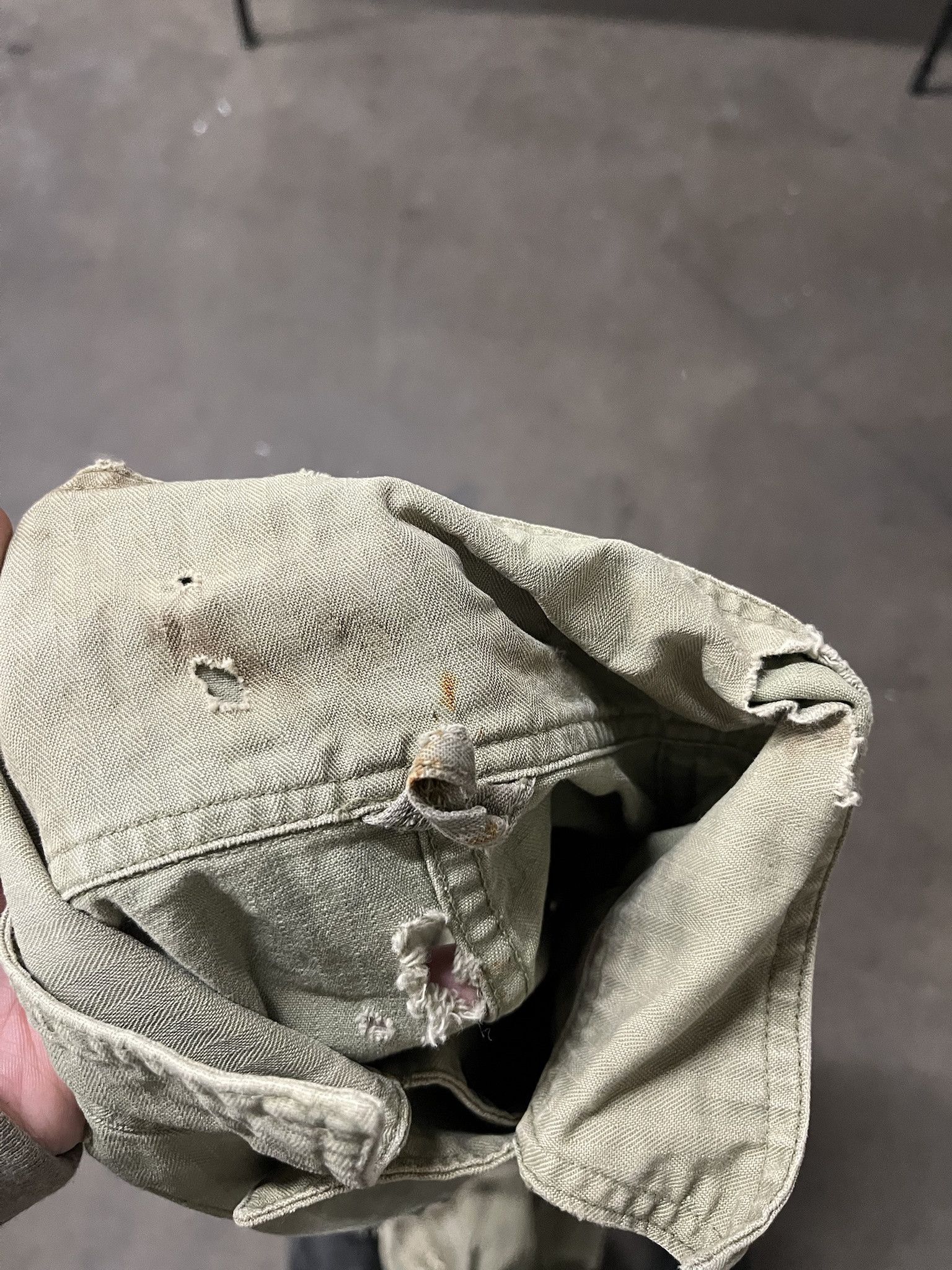 Vintage True Vintage 1940s/1950s Star Button HBT Distressed Coverall Suit Size Size US L / EU 52-54 / 3 - 3 Thumbnail