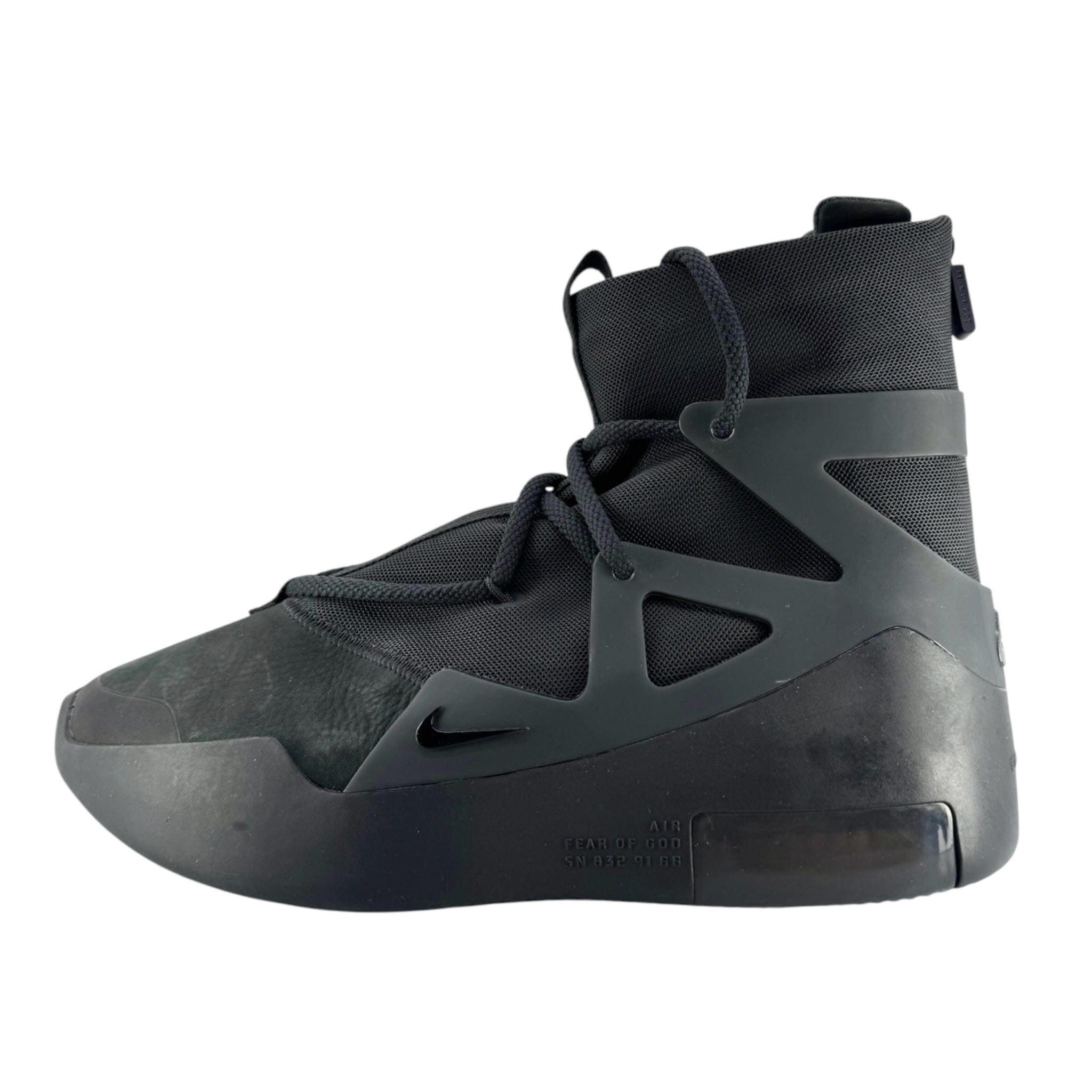 Nike Air Fear Of God 1 Triple Black Size US 9 / EU 42 - 2 Thumbnail