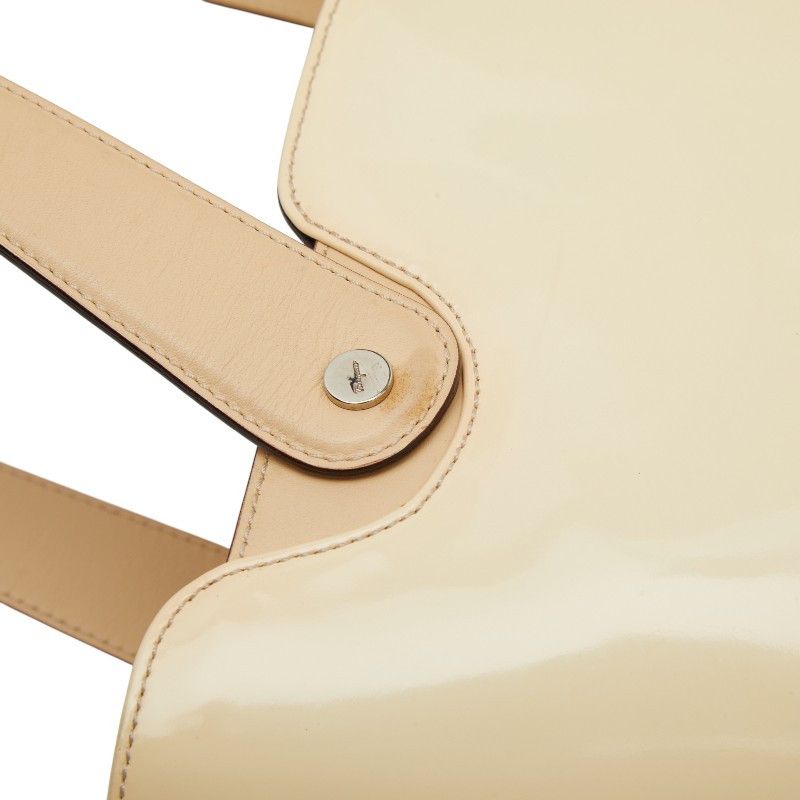 Salvatore Ferragamo Salvatore Ferragamo Patent Leather Handbag Leather Handbag DUTY FREE for USA
