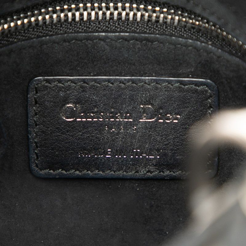 Dior Dior Lady Dior Cannage Studs Leather 2way Bag Leather Shoulder Bag DUTY FREE for USA