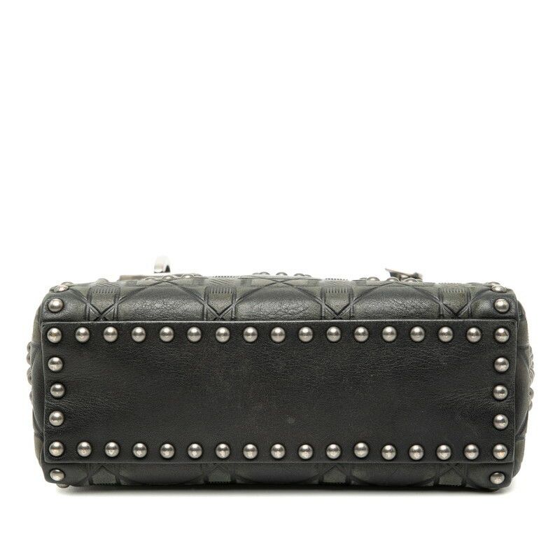 Dior Dior Lady Dior Cannage Studs Leather 2way Bag Leather Shoulder Bag DUTY FREE for USA