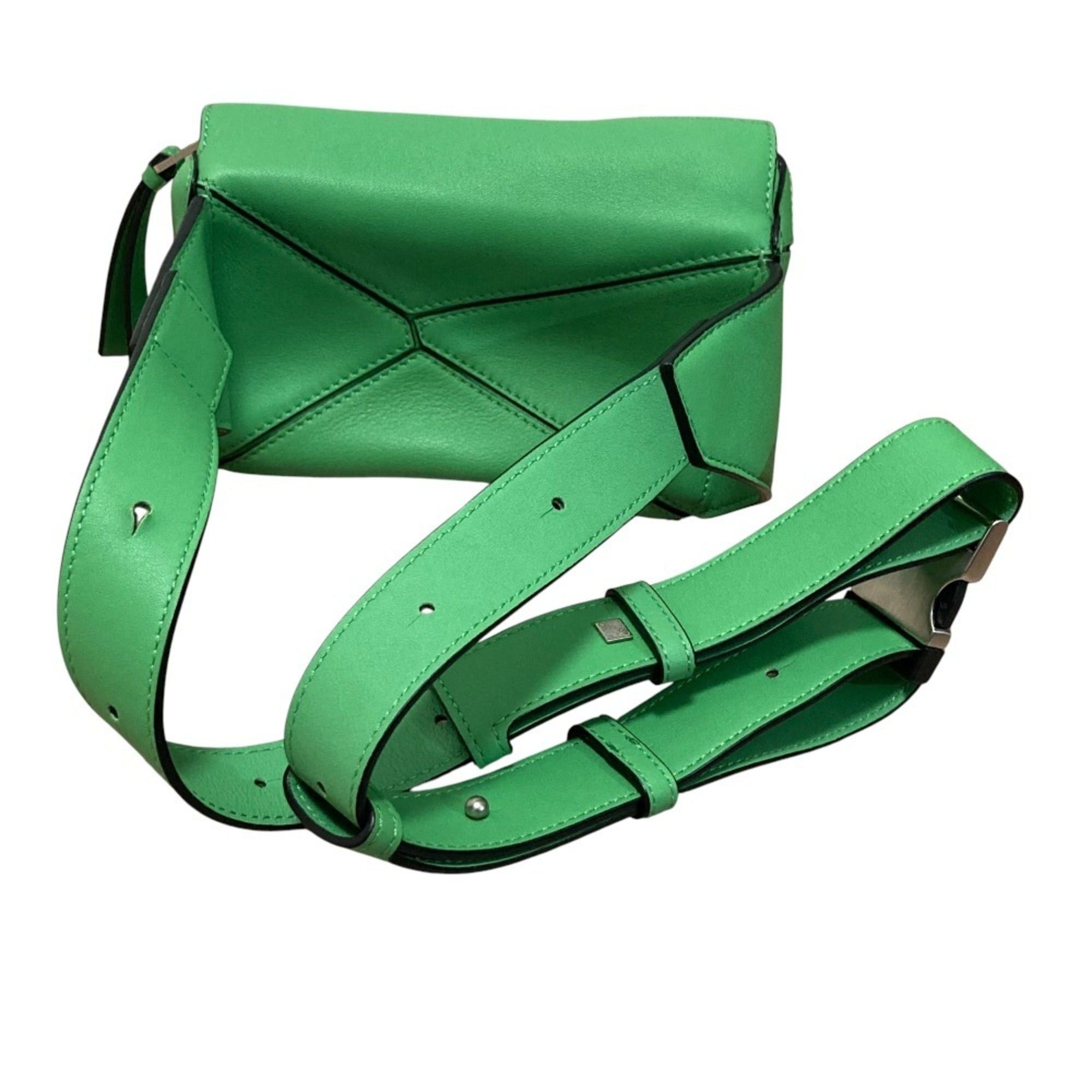 Loewe LOEWE PUZZLE MINI Bum Bag, Mini Body Bag/Shoulder B510U89X02, Green, Women's Size ONE SIZE - 4 Thumbnail