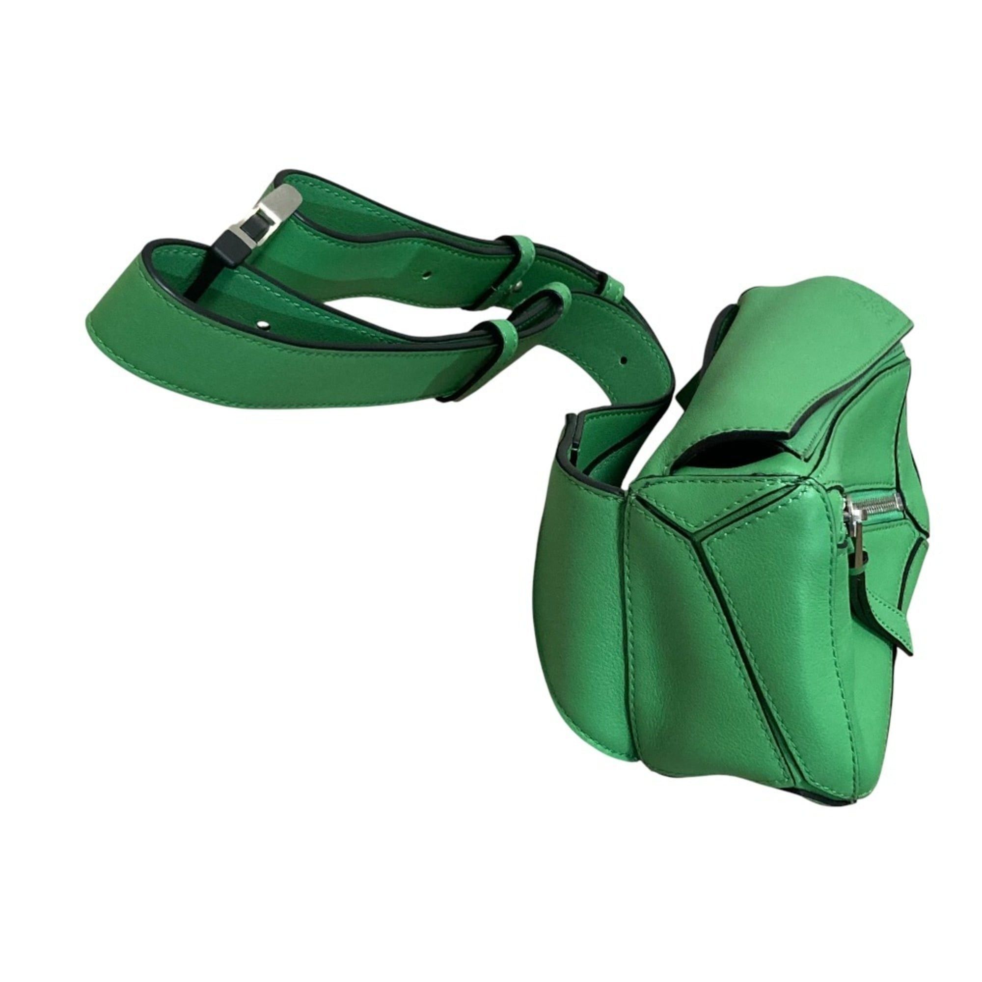 Loewe LOEWE PUZZLE MINI Bum Bag, Mini Body Bag/Shoulder B510U89X02, Green, Women's Size ONE SIZE - 2 Thumbnail