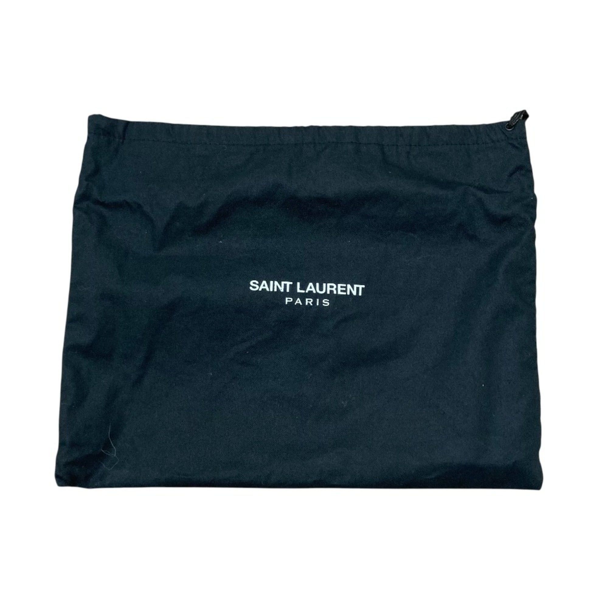 Yves Saint Laurent Yves Saint Laurent SAINT LAURENT PARIS BO MONOGRAMME Cassandra V-Stitch Chain Shoulder Bag in Black for Women Size ONE SIZE - 12 Thumbnail