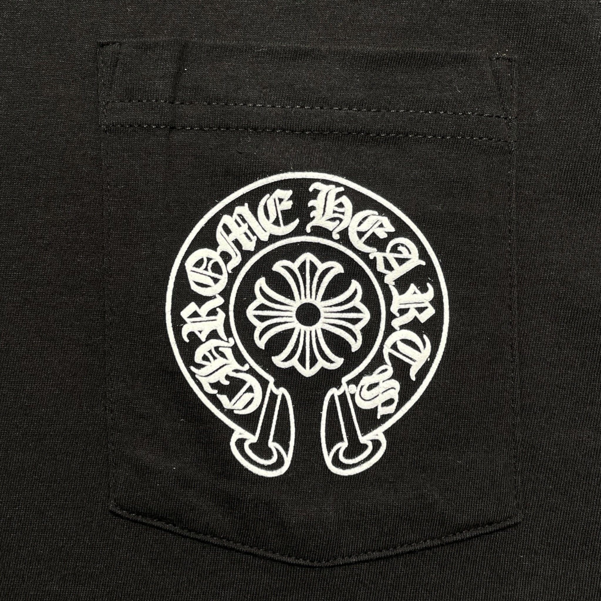 Chrome Hearts Las Vegas Horse Shoe Short Sleeve Tee Shirt Black Size US L / EU 52-54 / 3 - 3 Thumbnail
