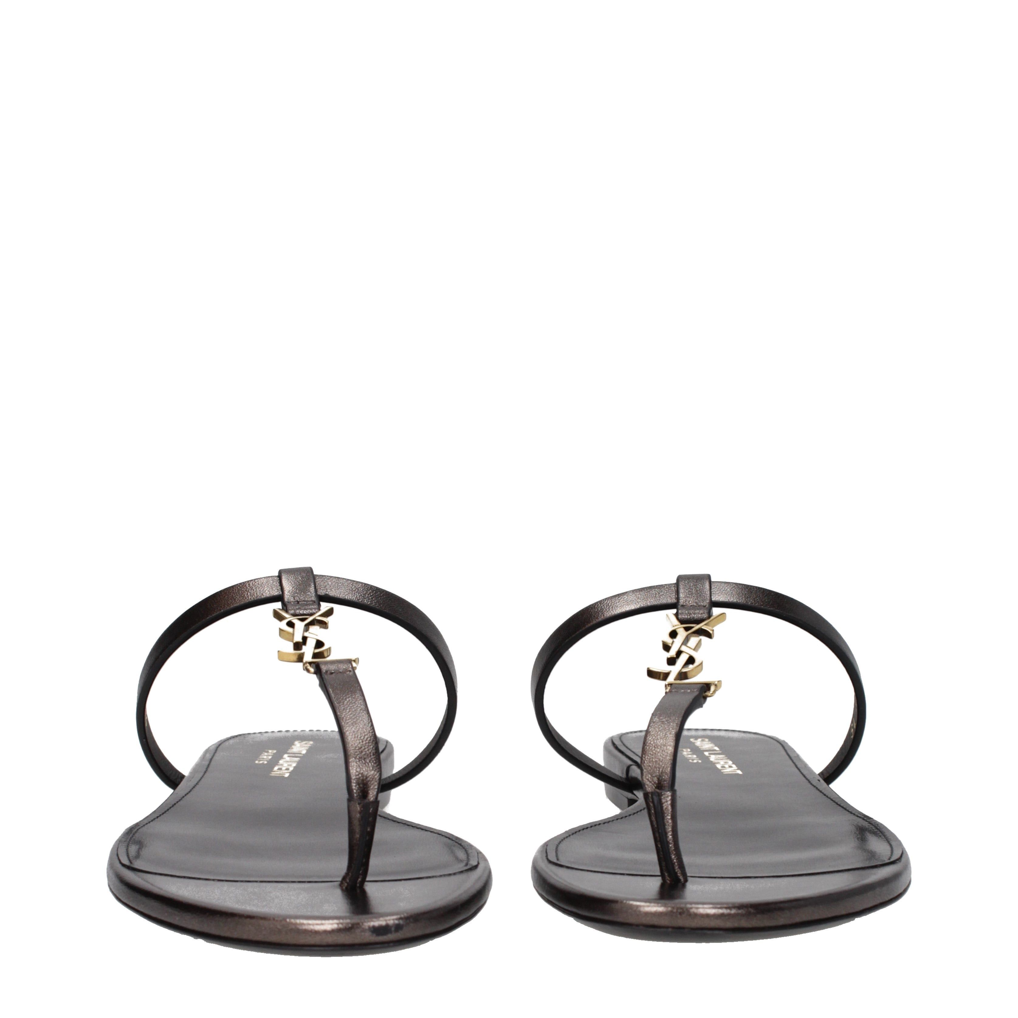 Saint Laurent Paris Flip Flops Size US 7.5 / IT 37.5 - 3 Thumbnail