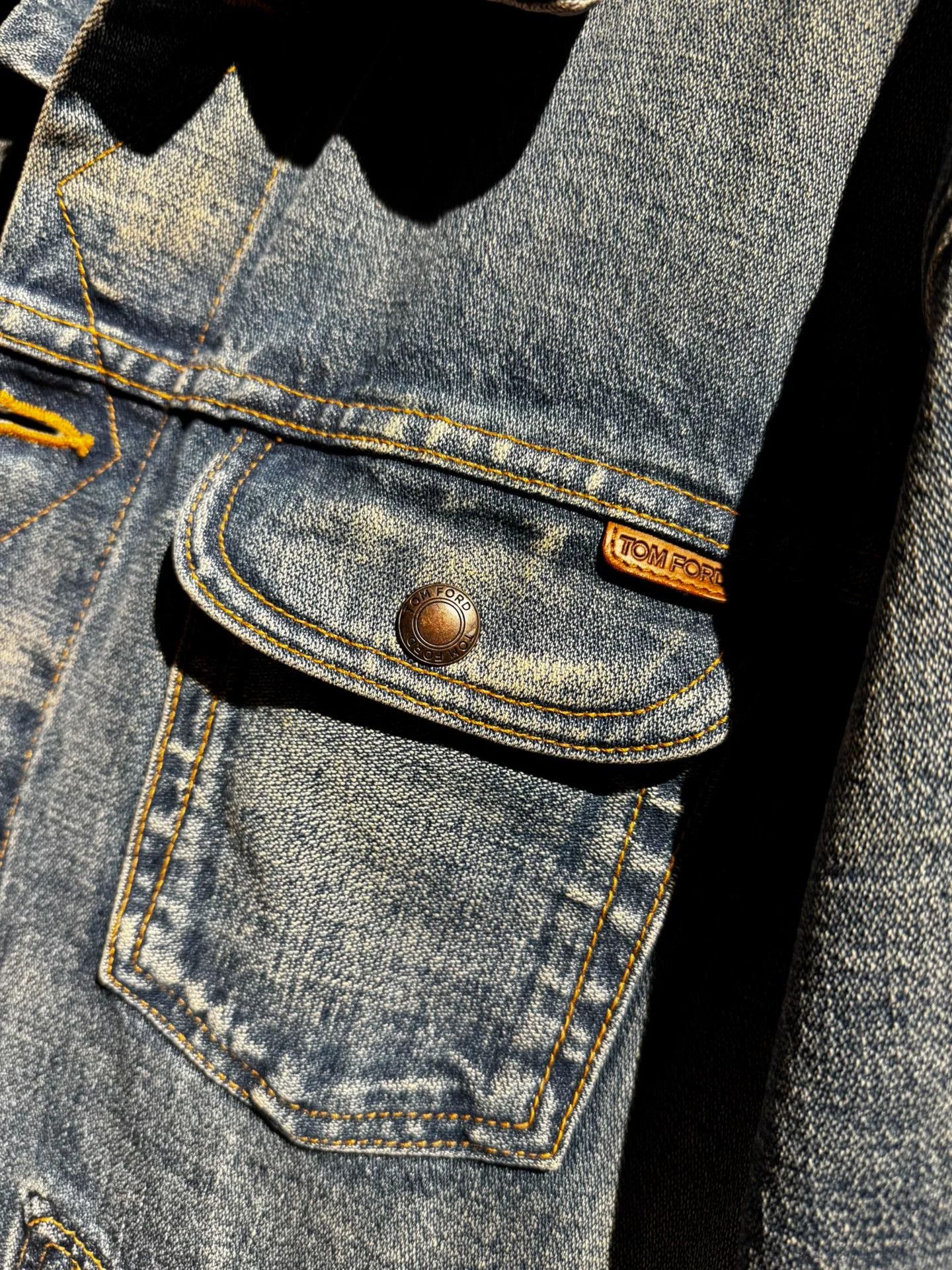 Tom Ford Tom Ford Denim Jacket M Size US M / EU 48-50 / 2 - 2 Thumbnail