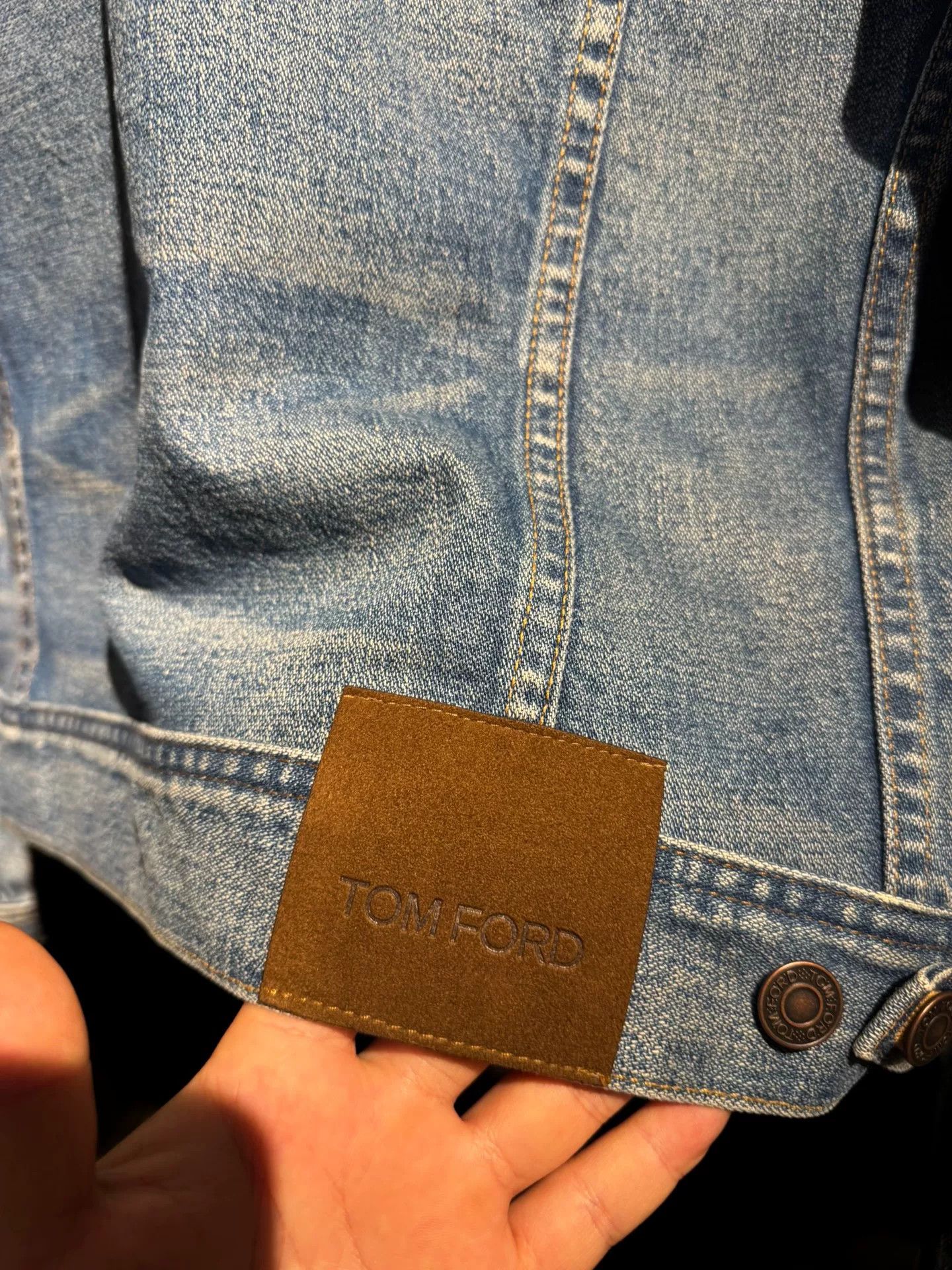 Tom Ford Tom Ford Denim Jacket M Size US M / EU 48-50 / 2 - 5 Thumbnail