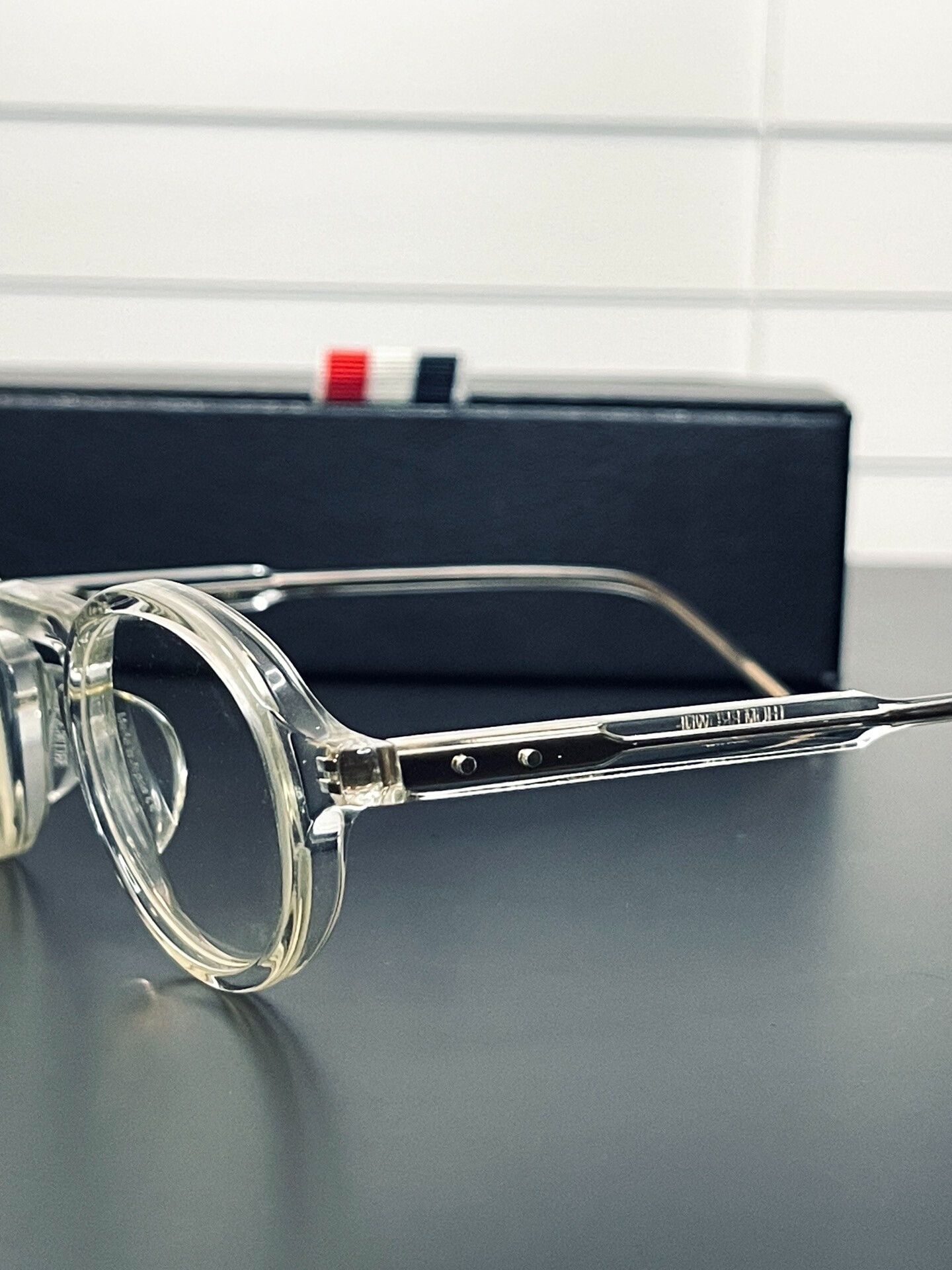 Thom Browne Thom Browne TB-904 Clear Optical Glasses Size ONE SIZE - 4 Thumbnail