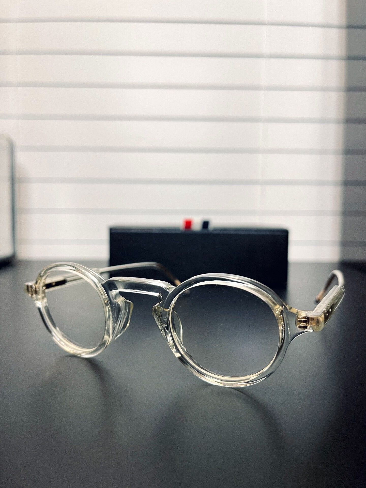 Thom Browne Thom Browne TB-904 Clear Optical Glasses Size ONE SIZE - 3 Thumbnail