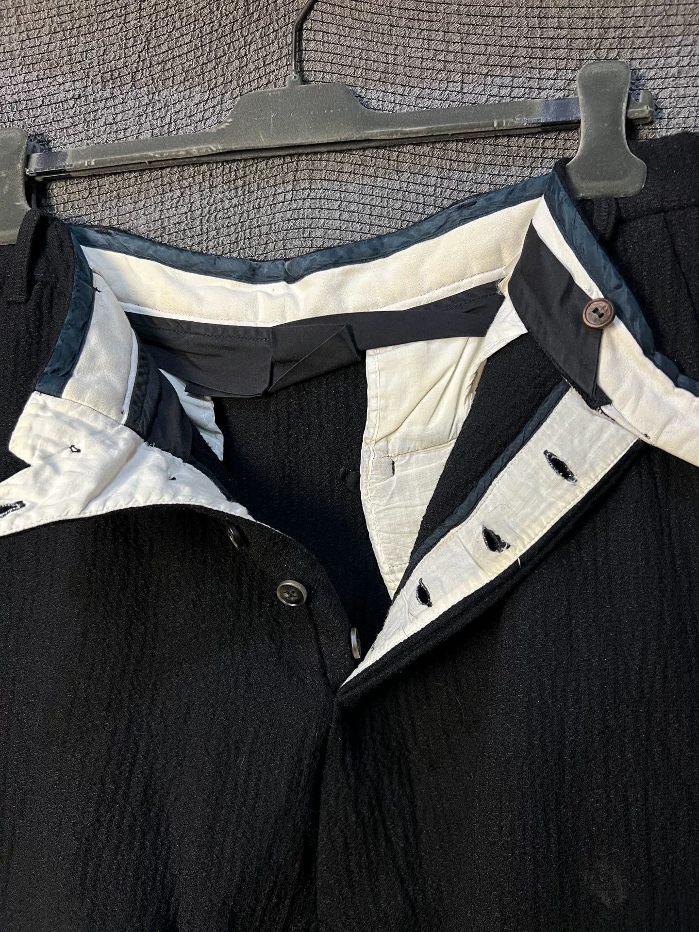 Rick Owens Rick Owens 11FW Silk Wool Drop-Crotch Cropped Pants Size US 32 / EU 48 - 7 Thumbnail