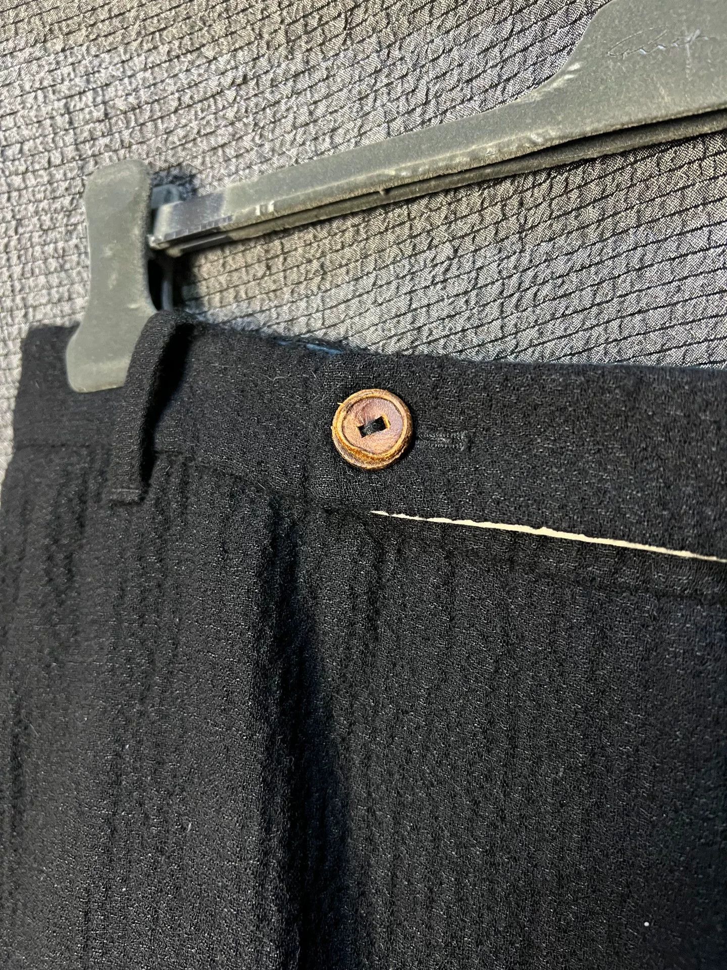 Rick Owens Rick Owens 11FW Silk Wool Drop-Crotch Cropped Pants Size US 32 / EU 48 - 3 Thumbnail