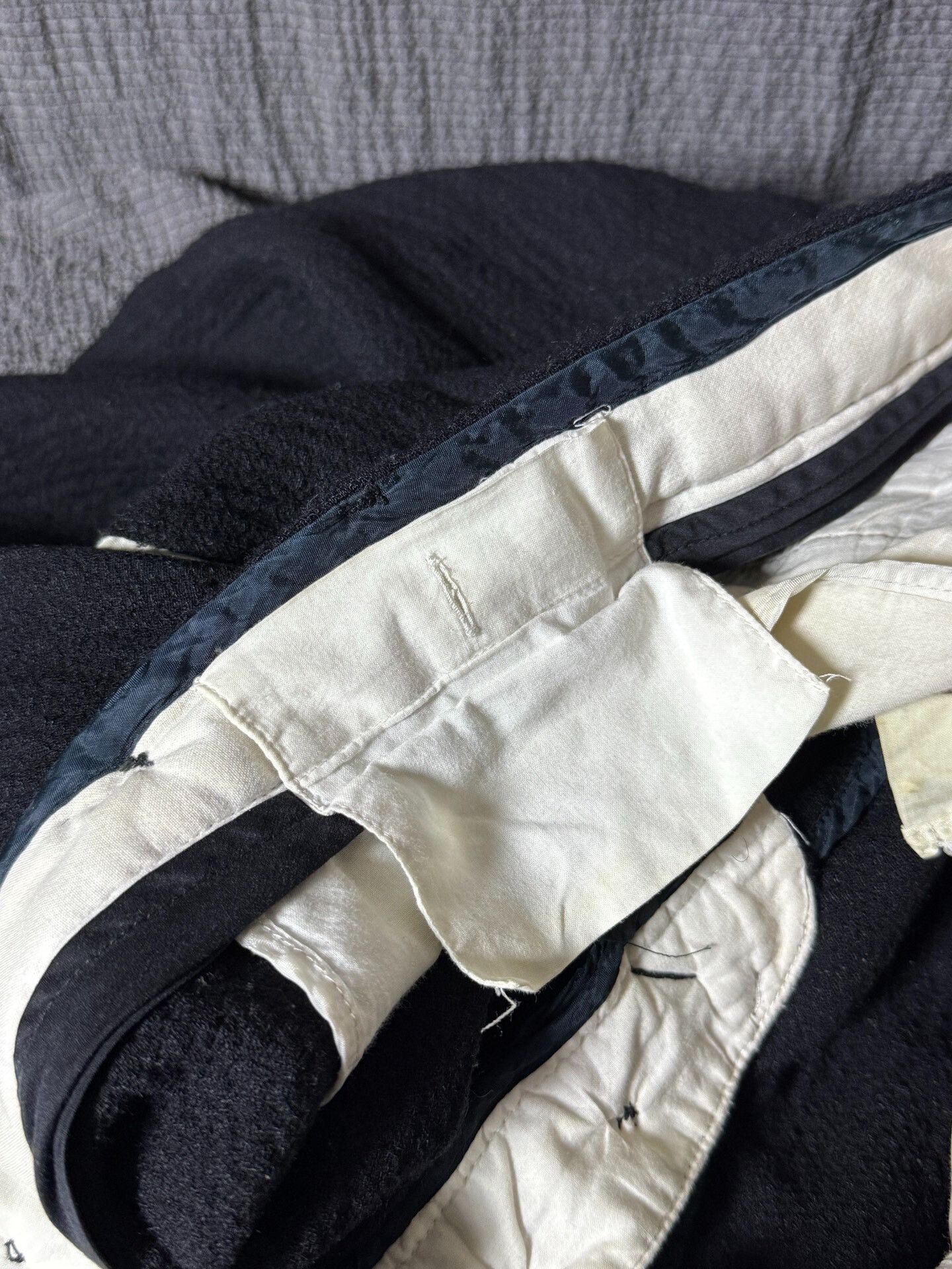 Rick Owens Rick Owens 11FW Silk Wool Drop-Crotch Cropped Pants Size US 32 / EU 48 - 8 Thumbnail
