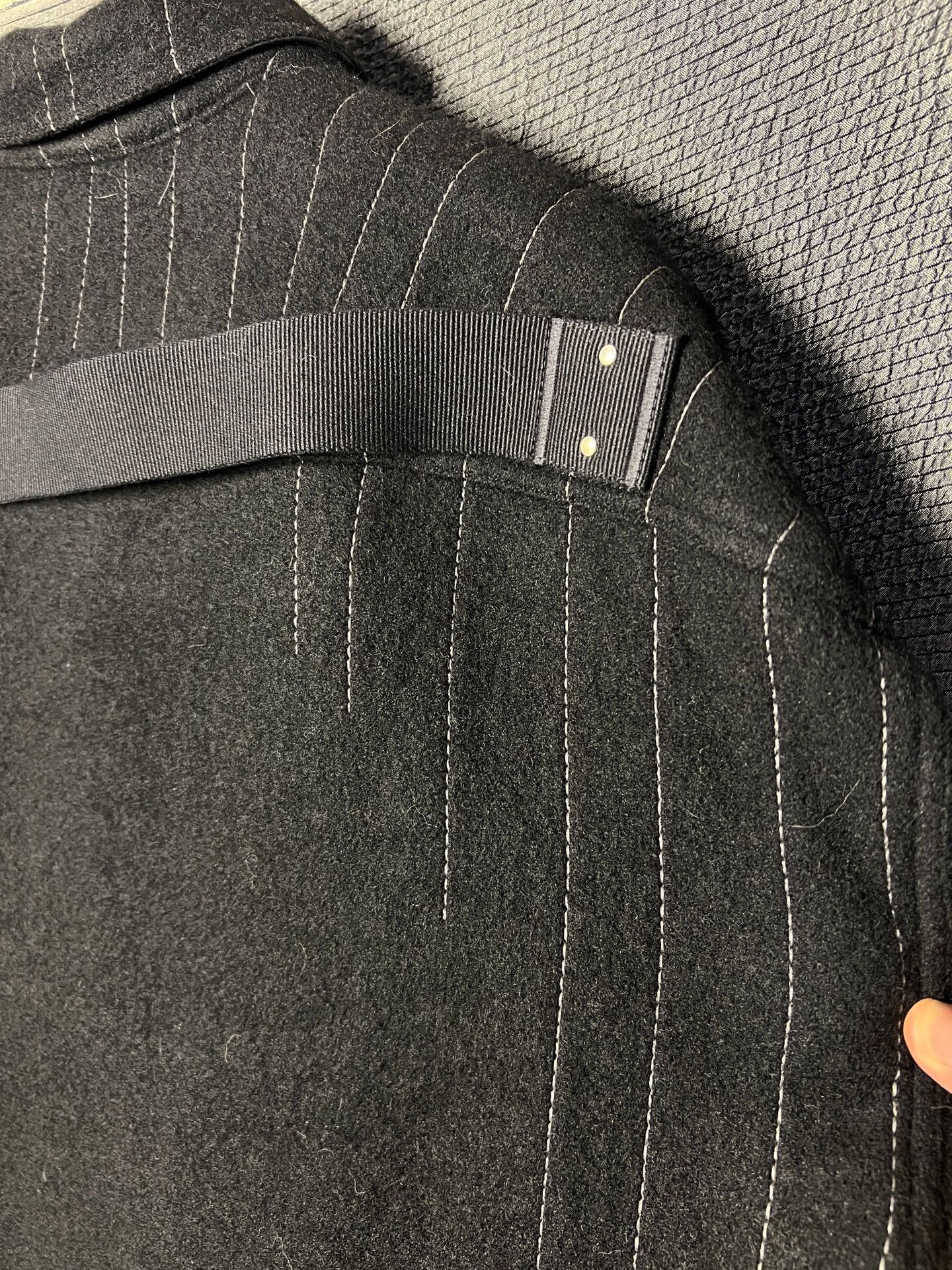 Rick Owens Rick Owens 23FW Ray Embroidery Wool Shirt Jacket Size US S / EU 44-46 / 1 - 5 Thumbnail