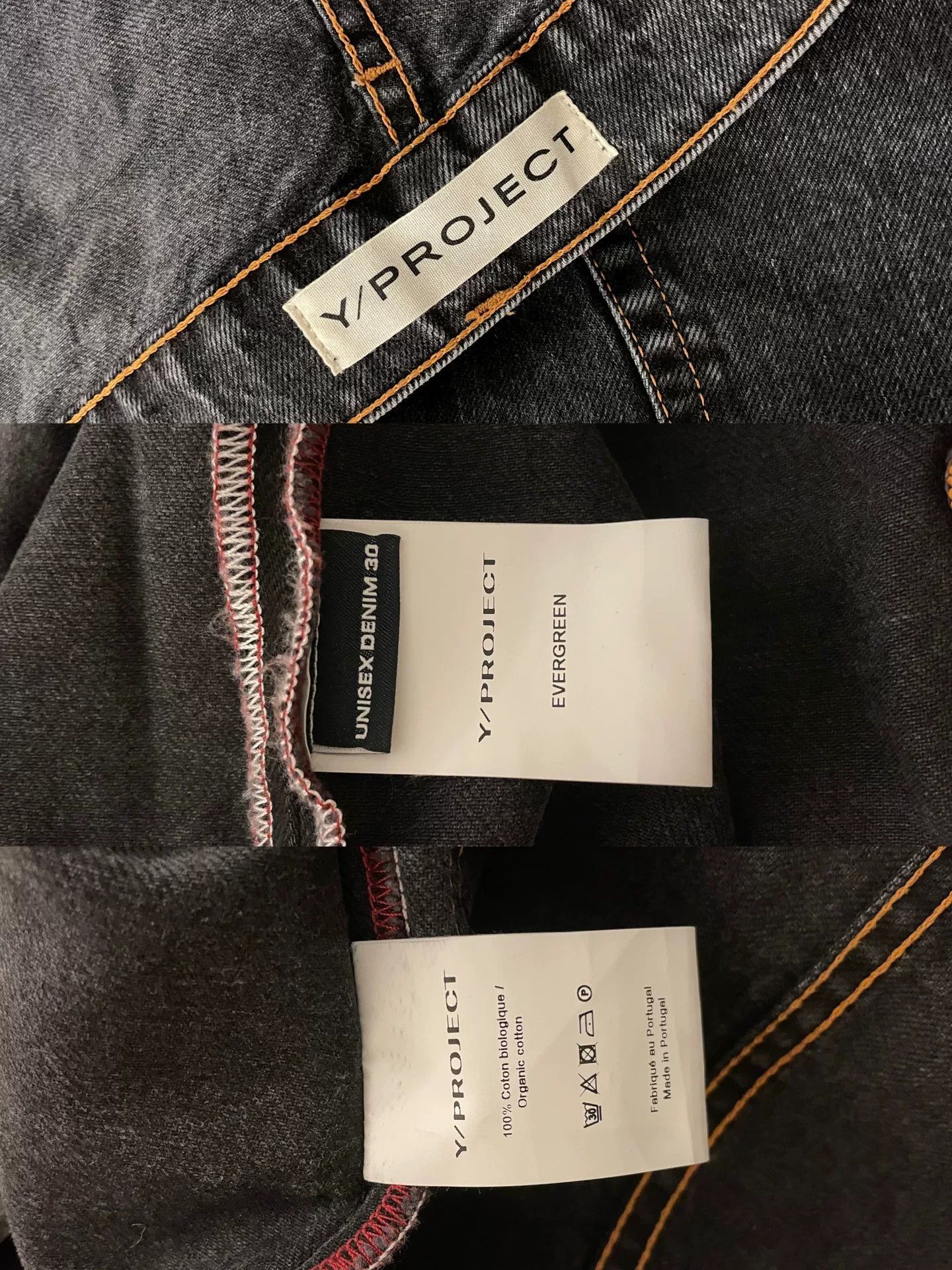 Y/Project Y/PROJECT 22ss Folded Denim Jeans Size US 30 / EU 46 - 8 Thumbnail