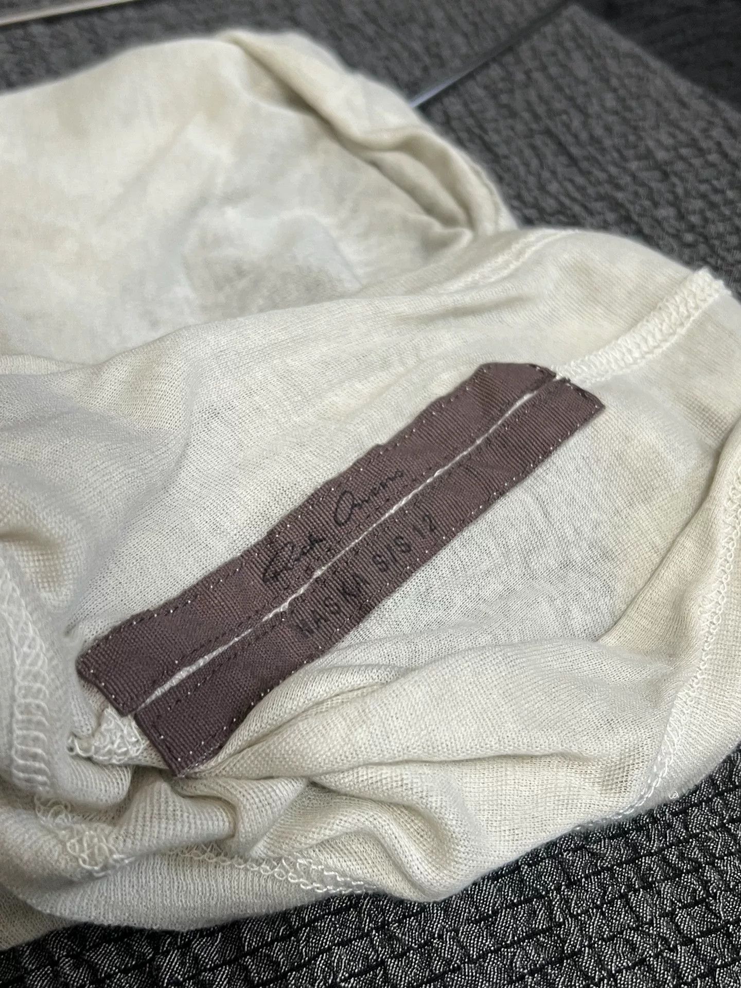 Rick Owens Rick Owens 12ss Naska Single-Shoulder Cotton Tank Size US XXS / EU 40 - 5 Thumbnail