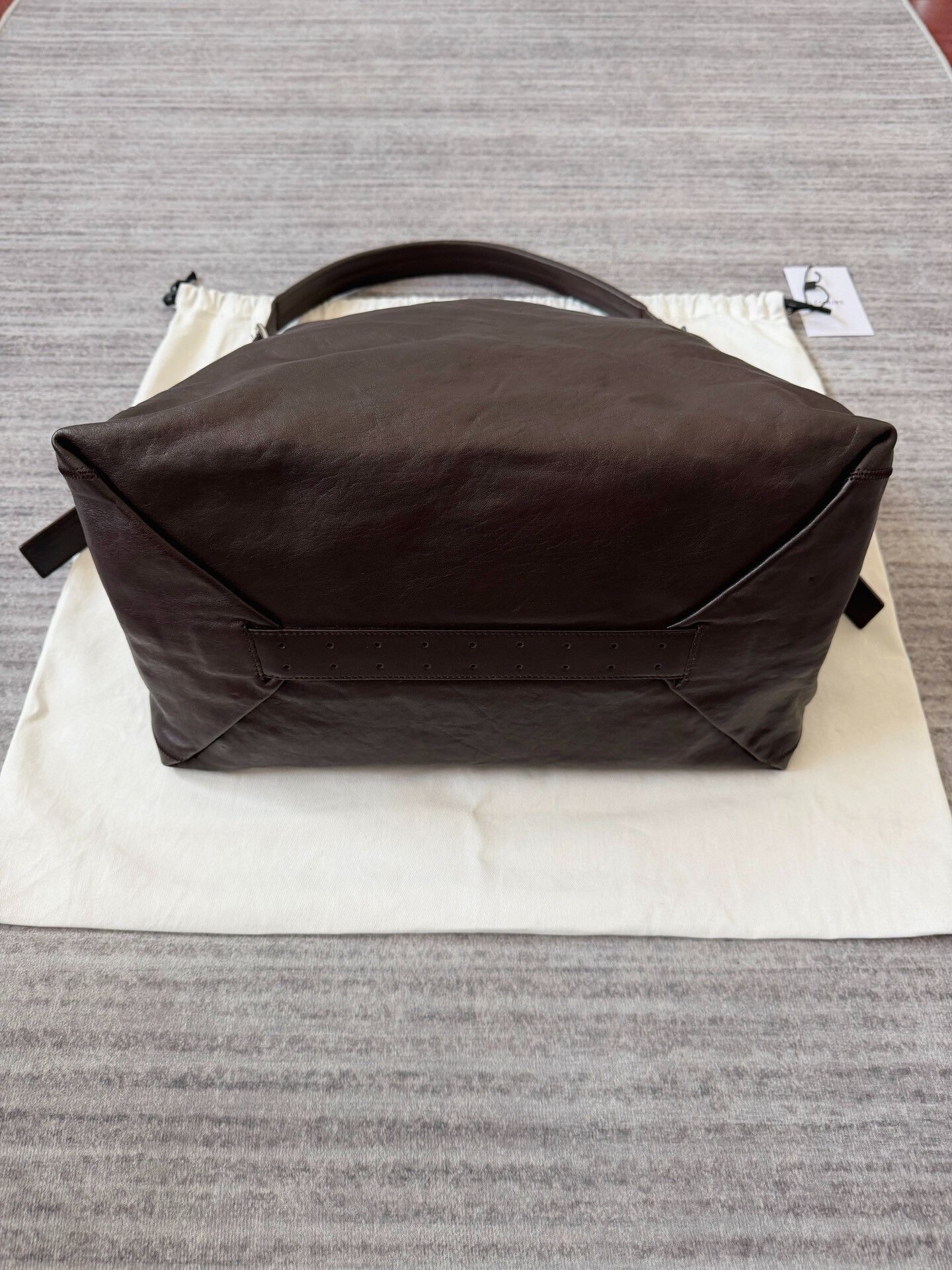Lemaire Lemaire Belted Hobo Leather Tote Size ONE SIZE - 4 Thumbnail