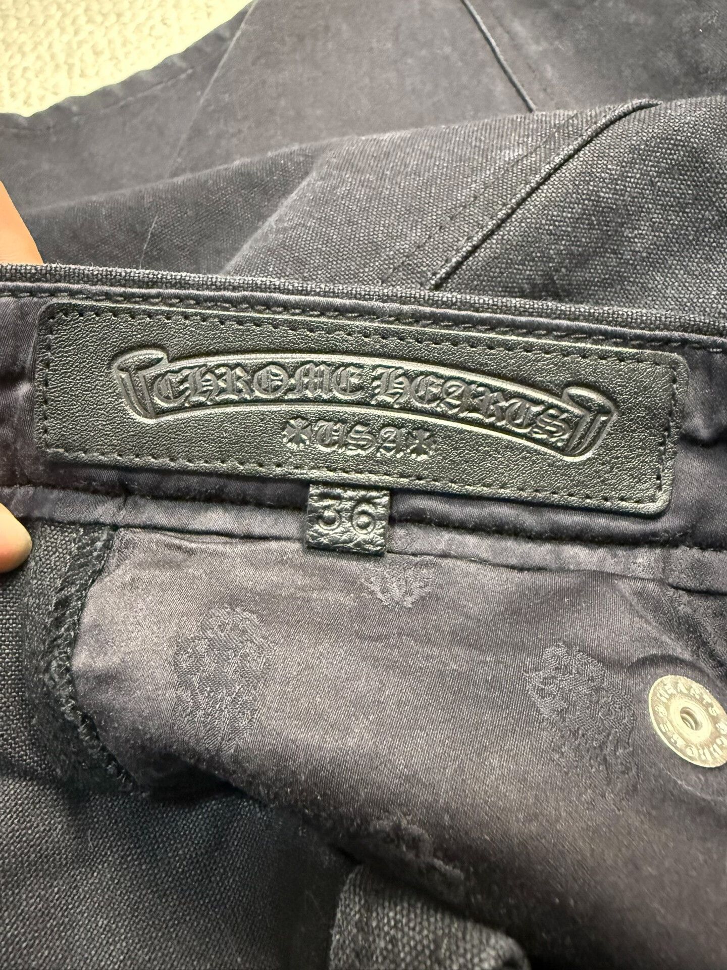 Chrome Hearts Chrome Hearts Black Cross Washed Cargo Pants Size US 36 / EU 52 - 5 Thumbnail